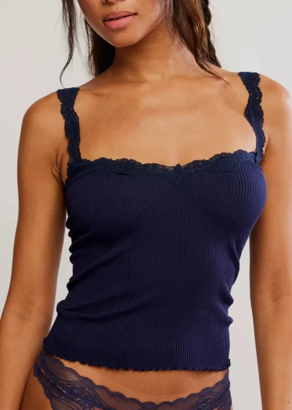 Free People Spring Fever Cami ★ Navy made by Free People