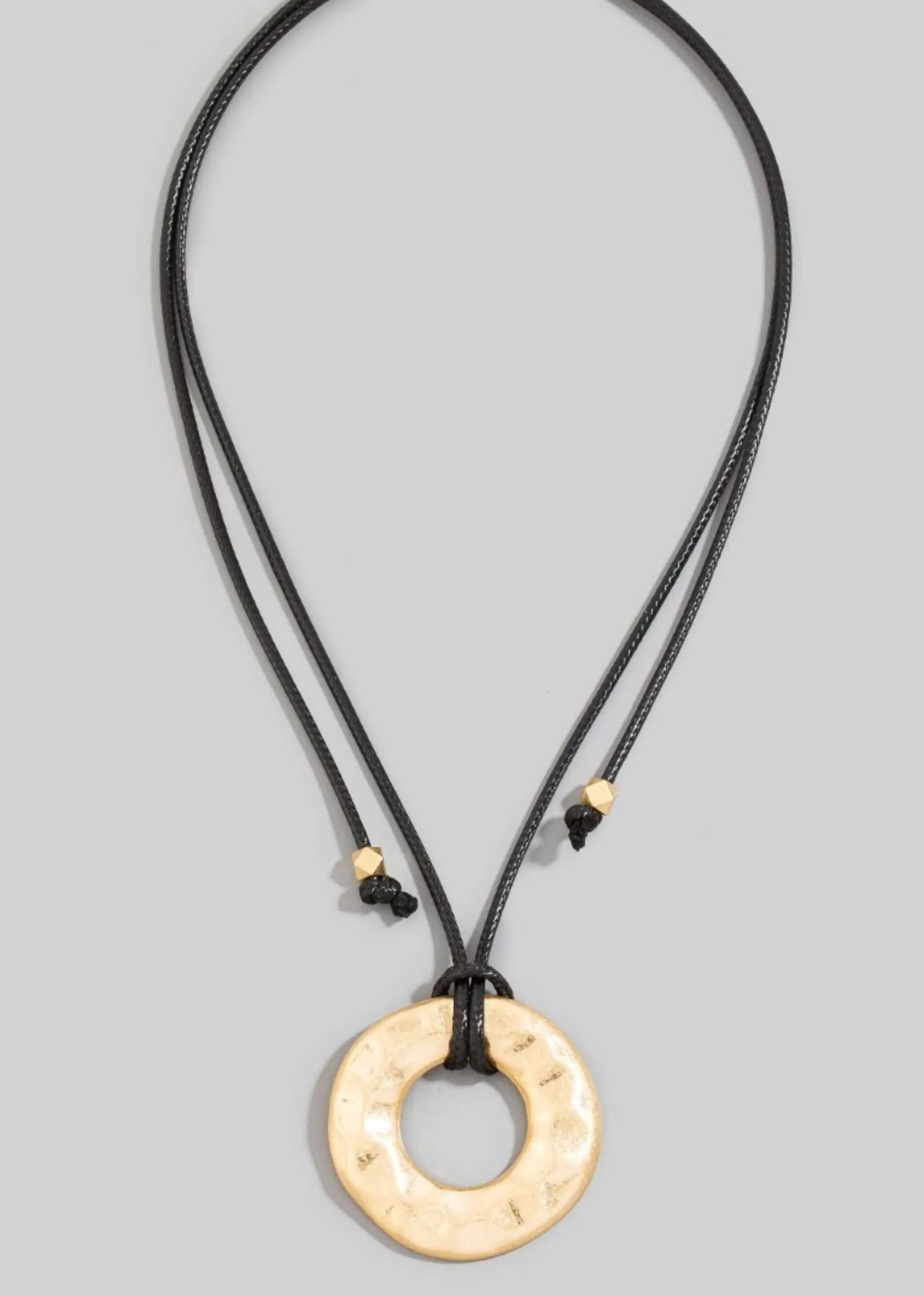 Midnight Tide Cord Necklace ★ Black & Gold sold by Rock N Rags product image thumbnail 2
