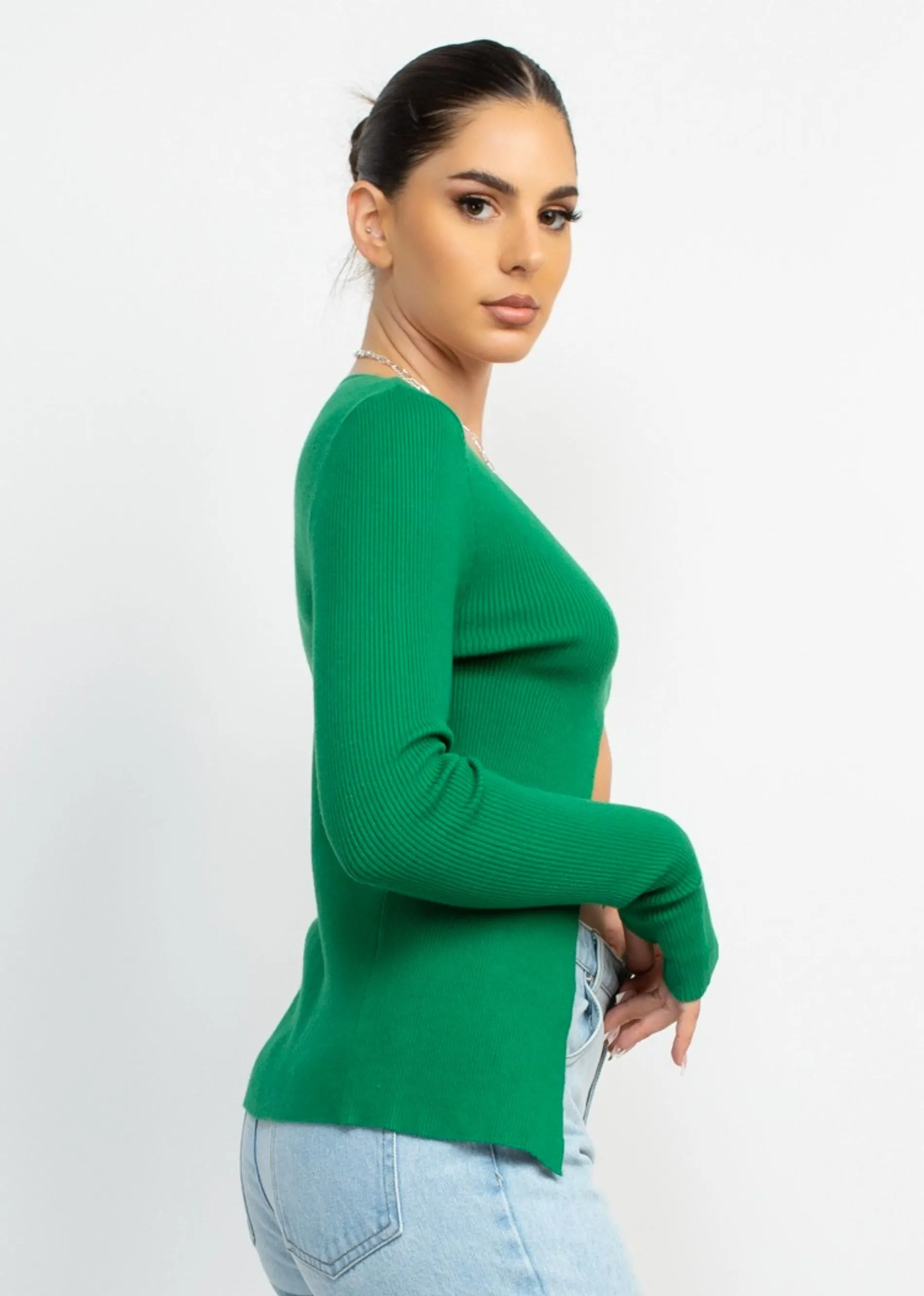 Good Luck Babe Top ★ Kelly Green sold by Rock N Rags product image thumbnail 2