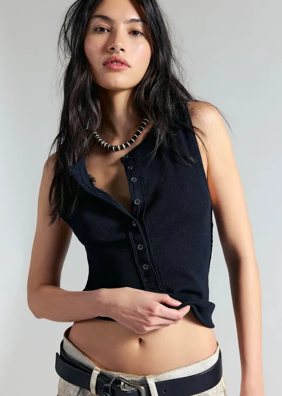Free People Jamie Henley Tank ★ Black made by Free People