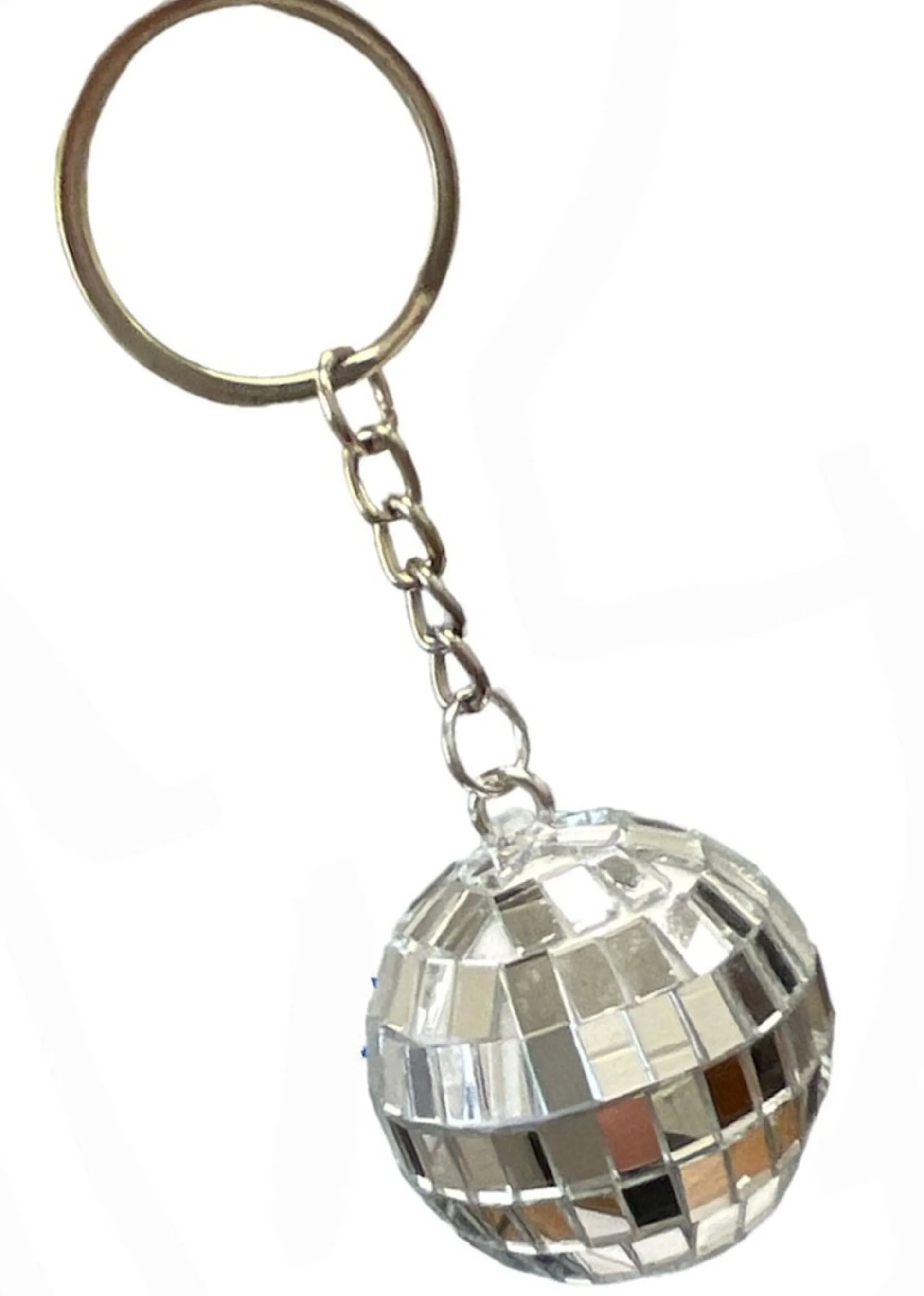 Disco Ball Key Chain ★ Silver sold by Rock N Rags