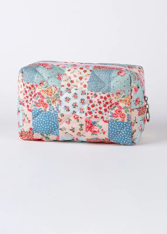 Quilted Makeup Bag ★ Multi Color made by Rock N Rags