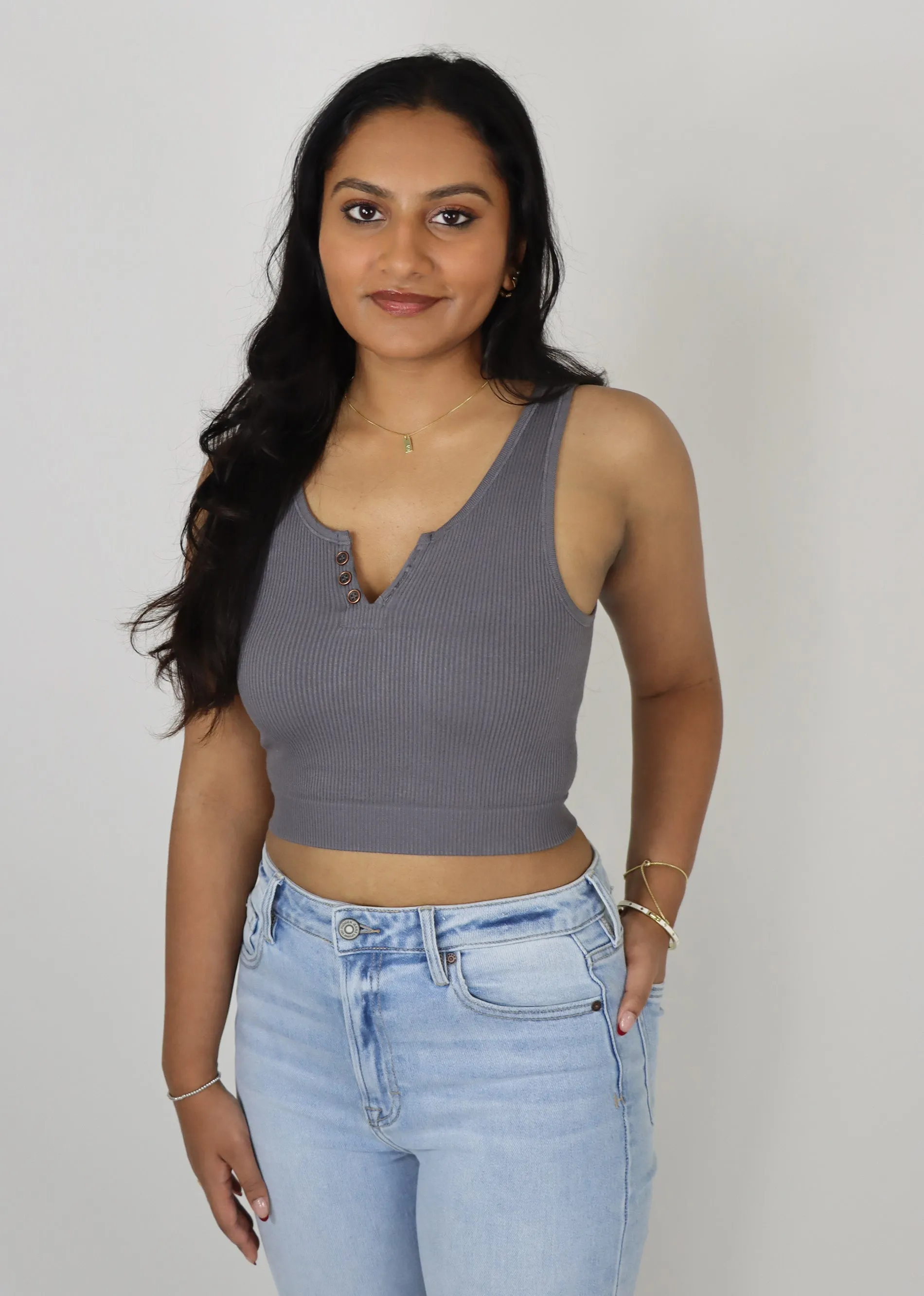 Another Day Tank ★ Grey sold by Rock N Rags product image thumbnail 3