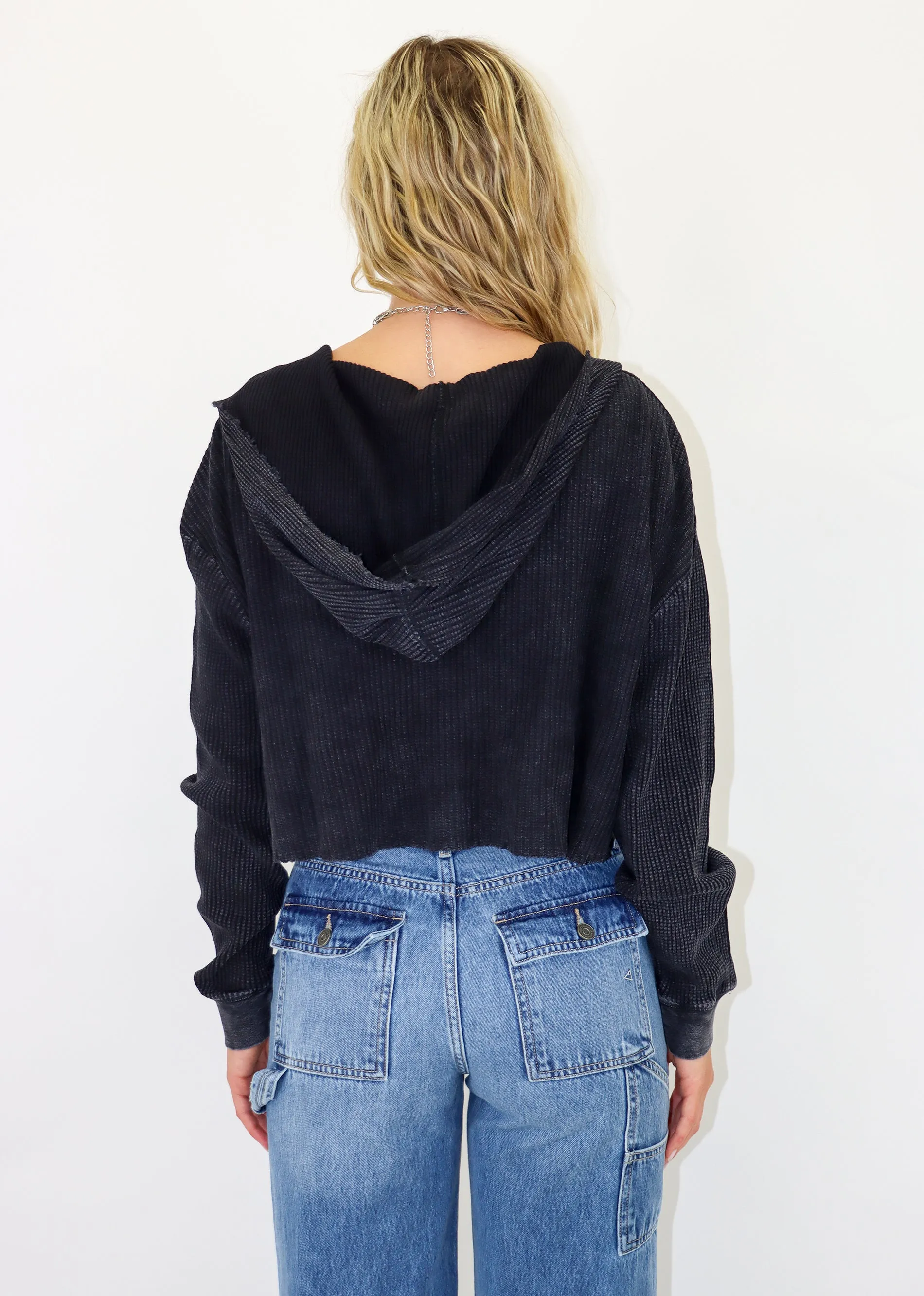 As She Dreams Zip Up Hoodie ★ Black sold by Rock N Rags product image thumbnail 4