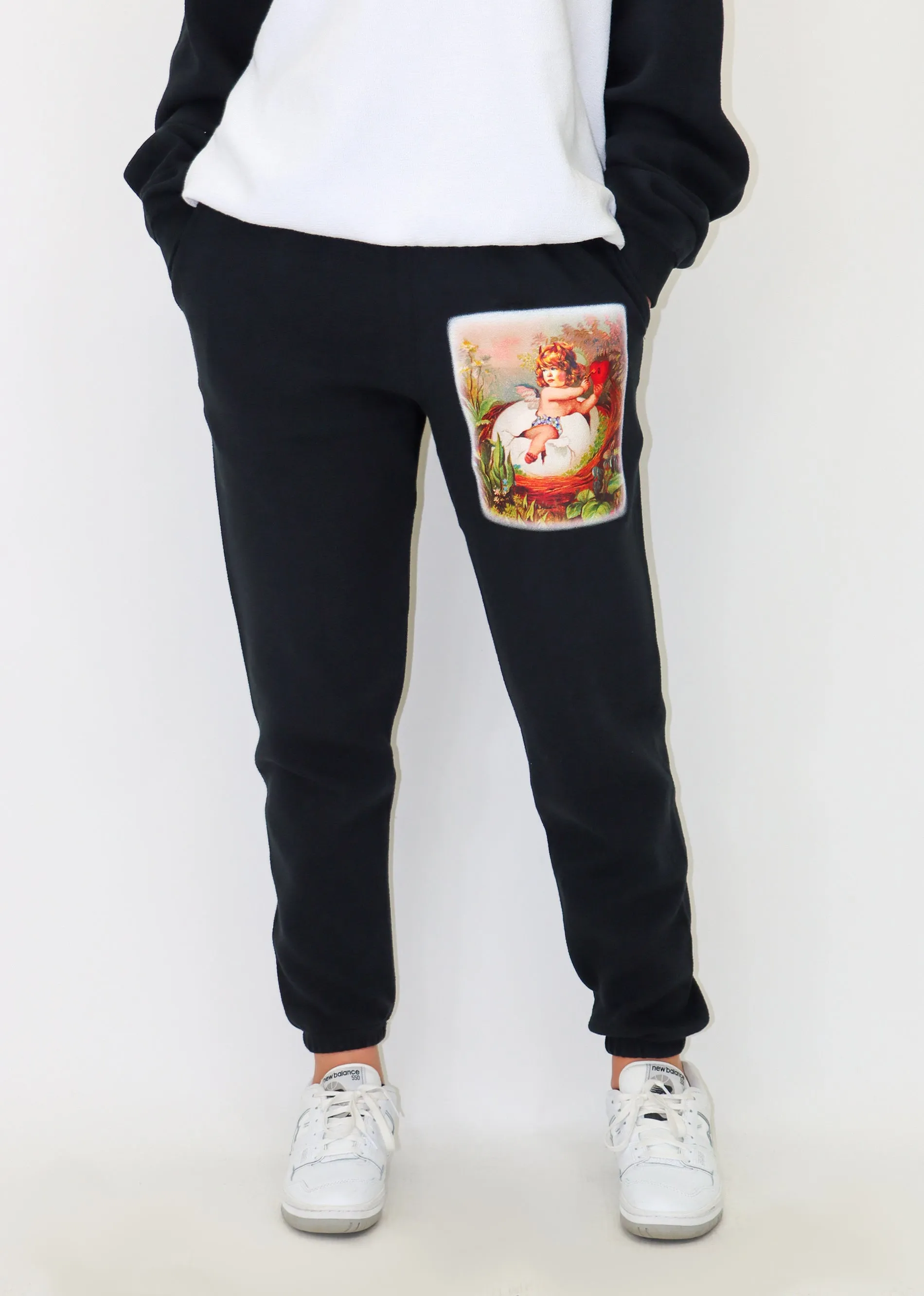 Boys Lie Nestled Up Sweatpants ★ Black sold by Rock N Rags