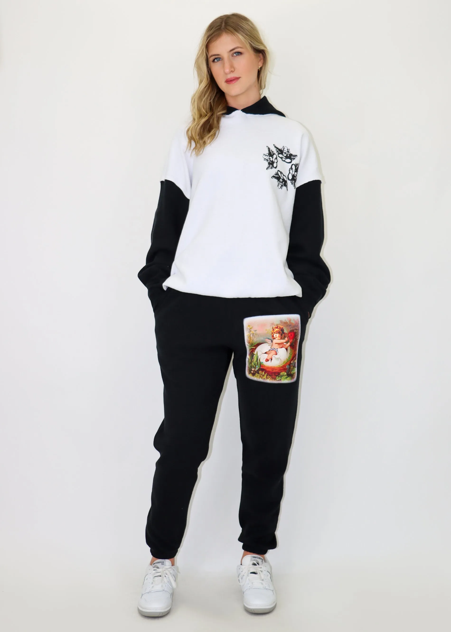 Boys Lie Nestled Up Sweatpants ★ Black sold by Rock N Rags product image thumbnail 5