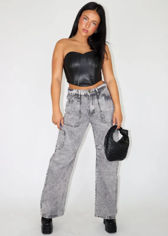 Lioness Miami Vice Jeans ★ Black sold by Rock N Rags