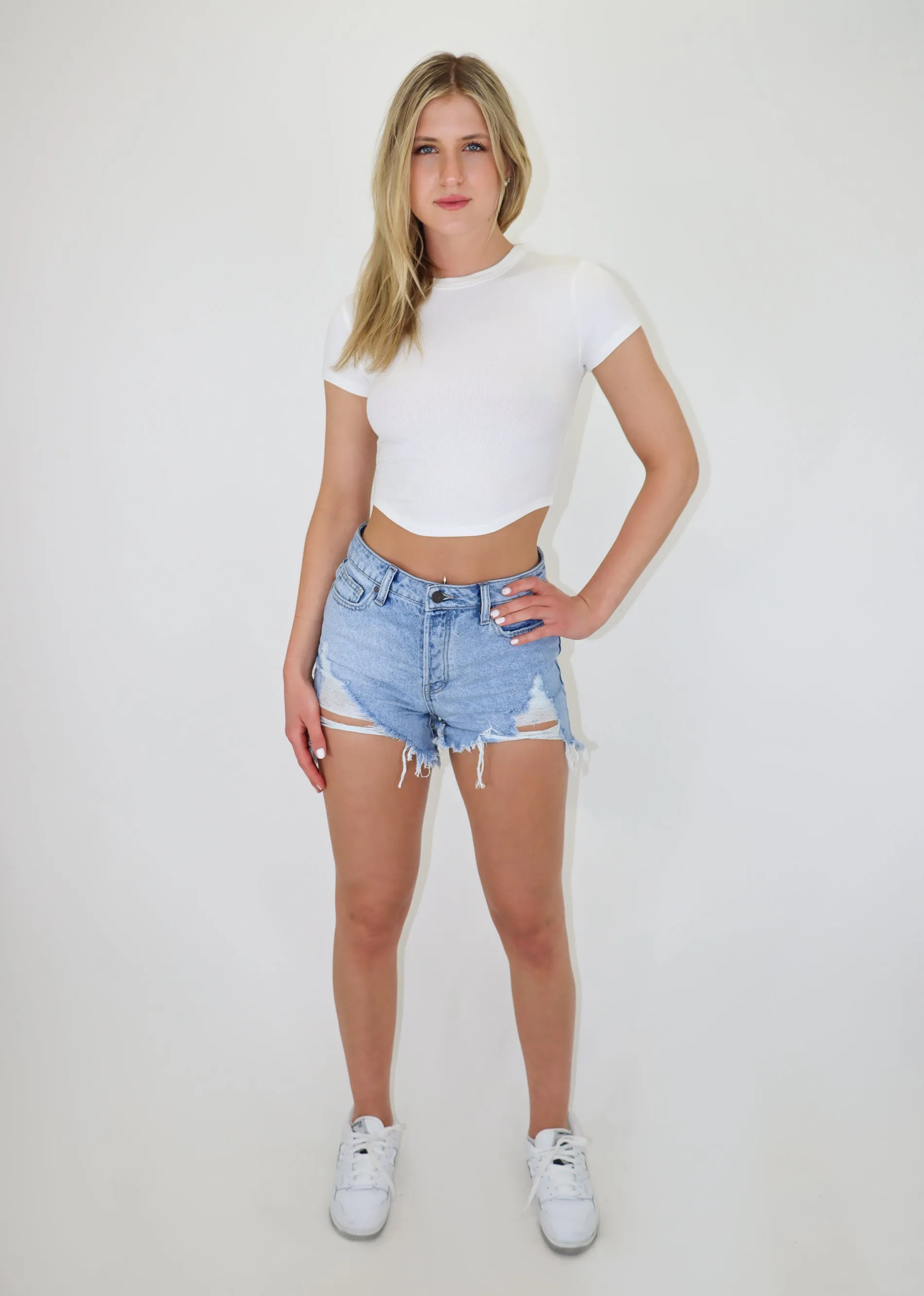 Out Of Your Mind Top ★ White sold by Rock N Rags product image thumbnail 5