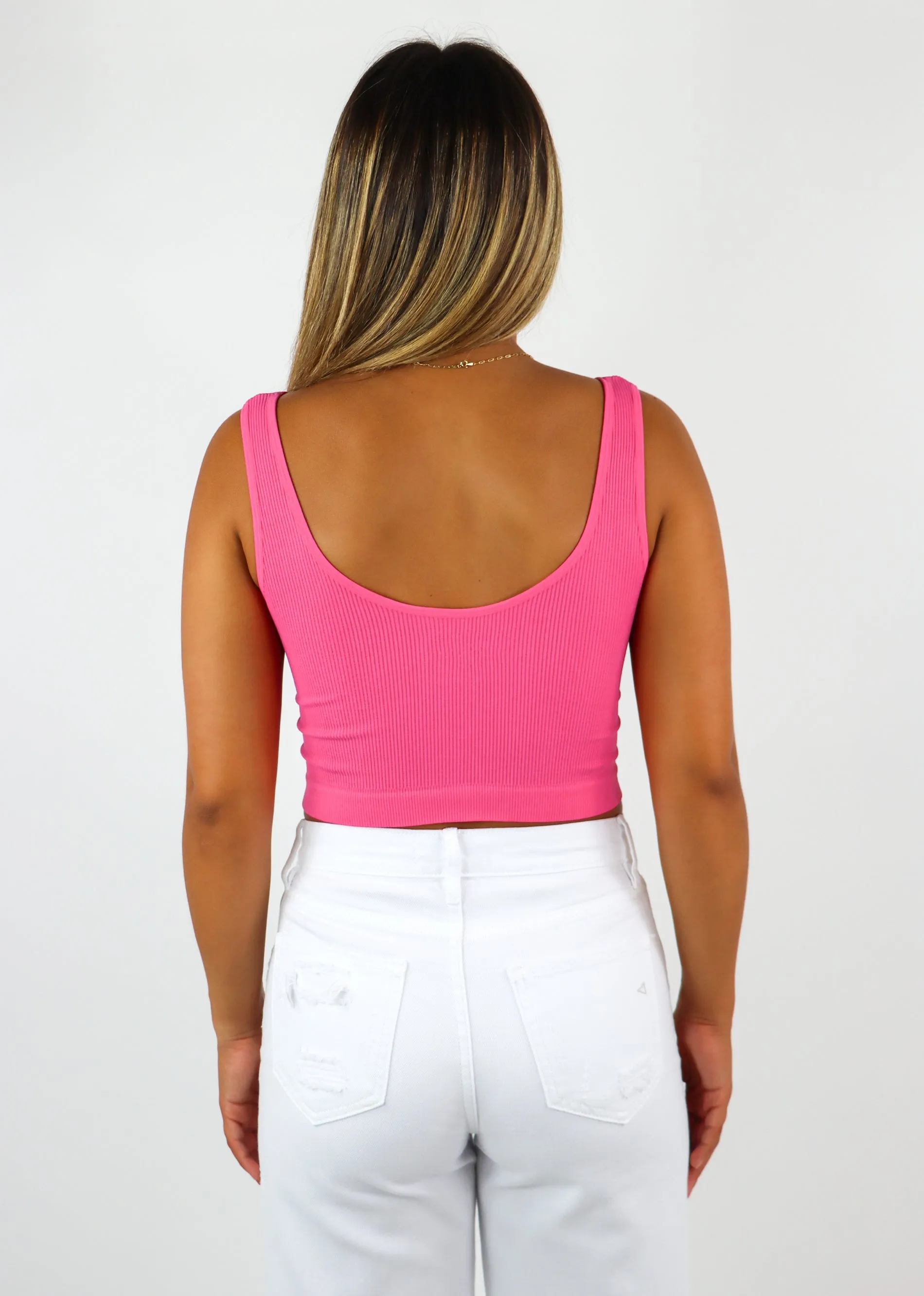 Mixtape Tank ★ Hot Pink sold by Rock N Rags product image thumbnail 3