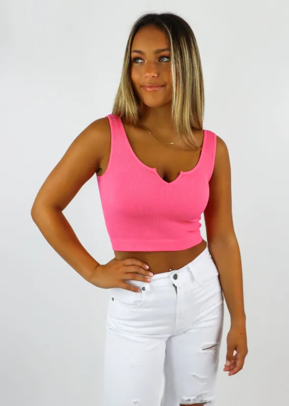 Mixtape Tank ★ Hot Pink sold by Rock N Rags