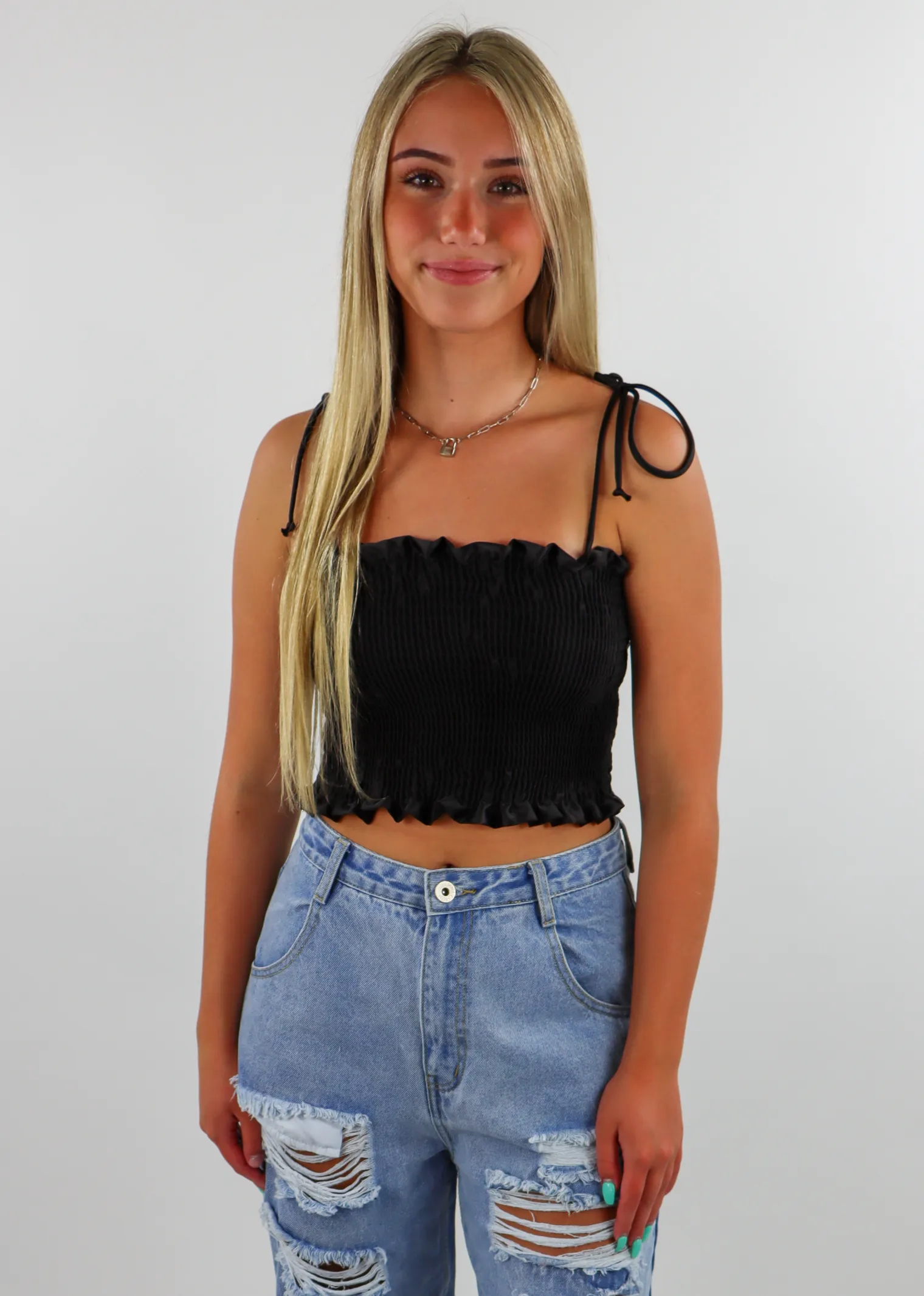 Tie Me Down Tank V2 ★ Black sold by Rock N Rags