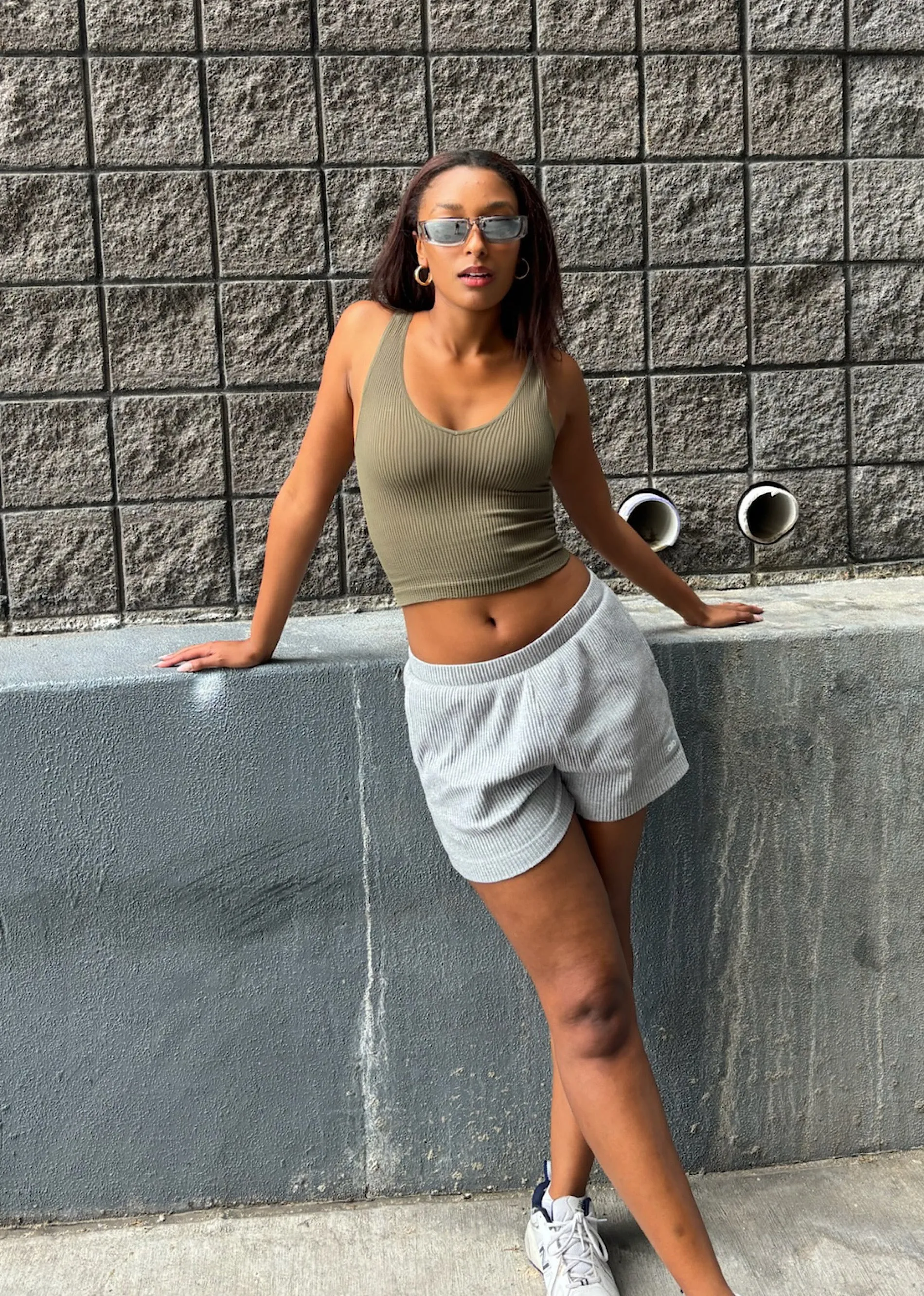 Take The Plunge Full Length Top ★ Sage sold by Rock N Rags