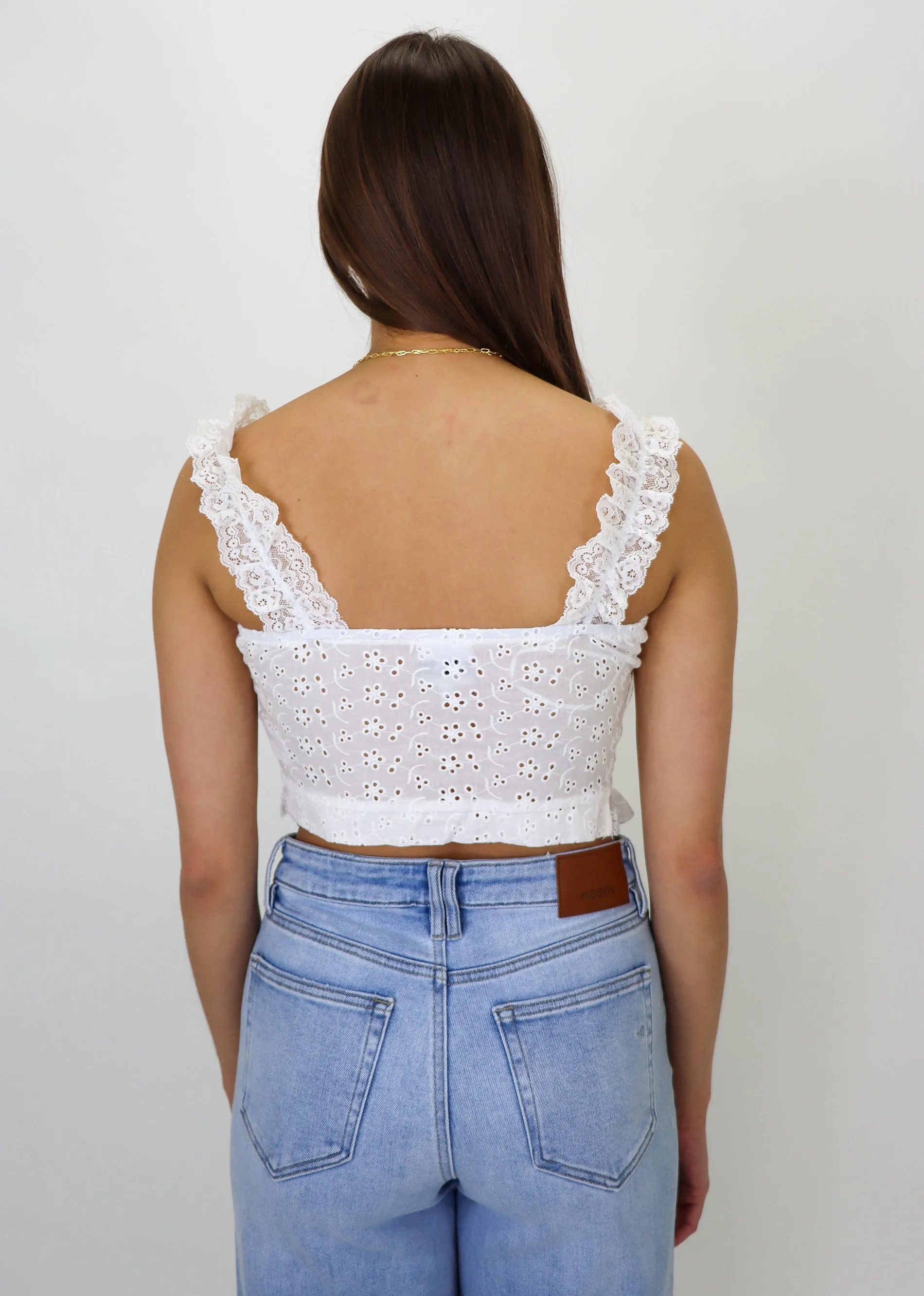 Cross My Mind Top ★ White sold by Rock N Rags product image thumbnail 5