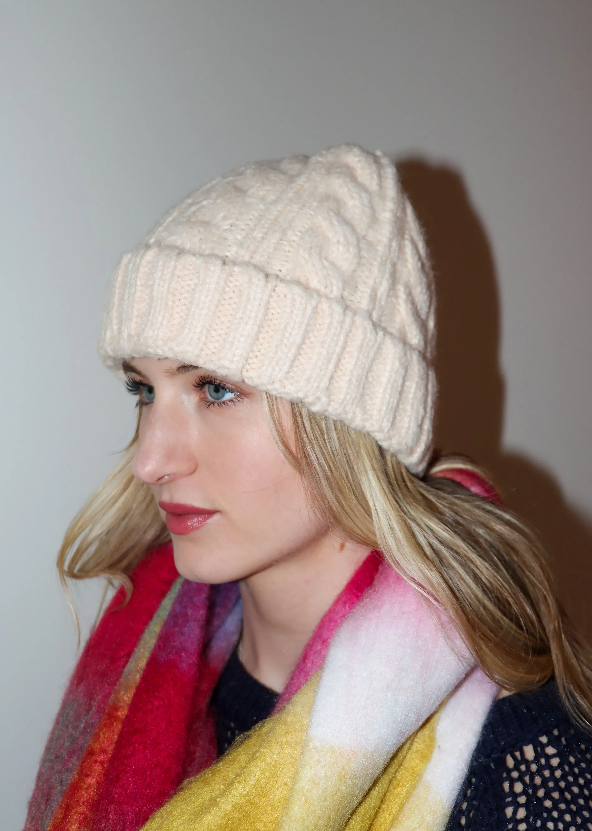 I Wanna Know Beanie ★ Cream sold by Rock N Rags