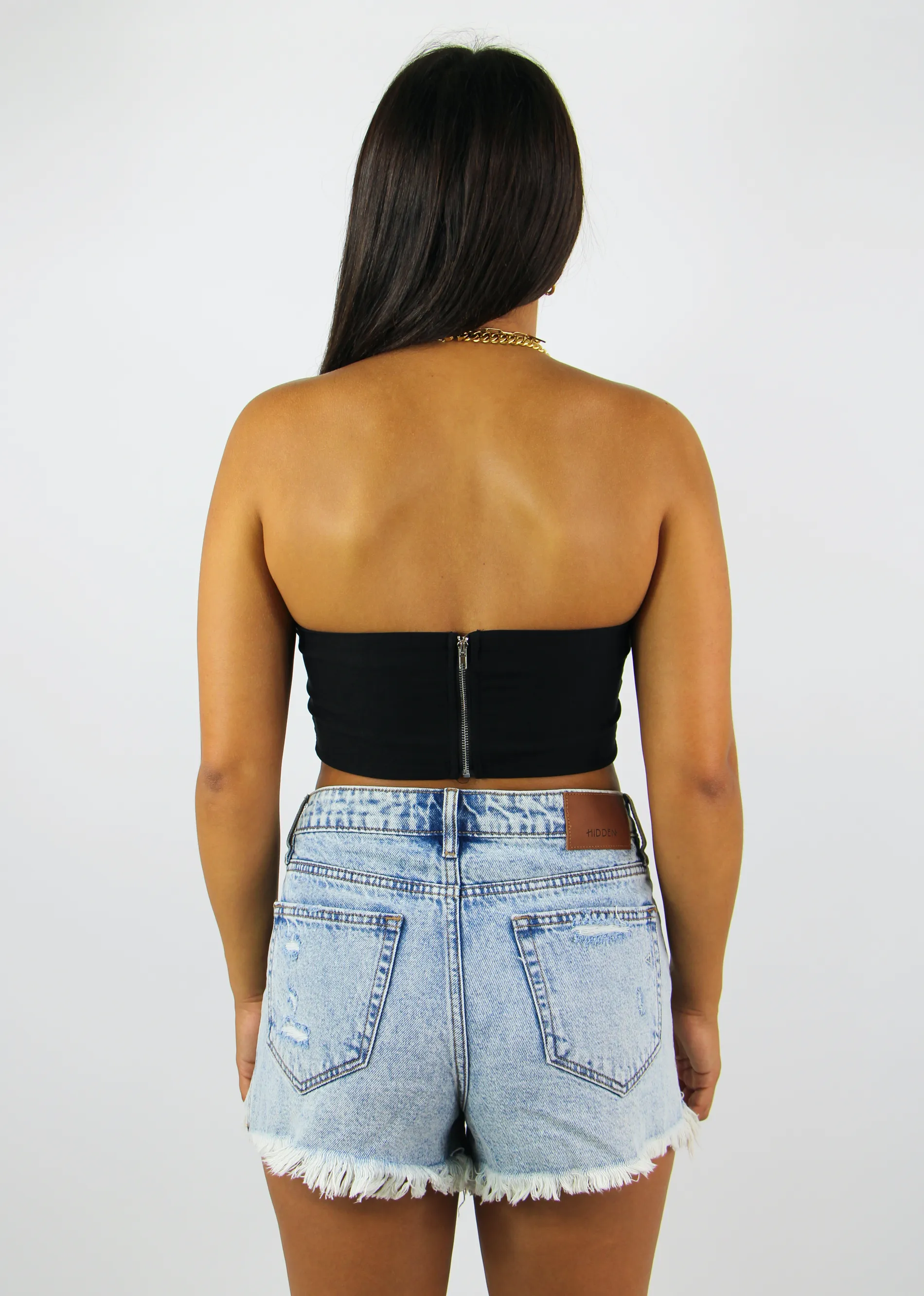 Hear It Back Corset Top ★ Black sold by Rock N Rags product image thumbnail 2
