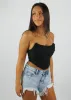 Hear It Back Corset Top ★ Black sold by Rock N Rags