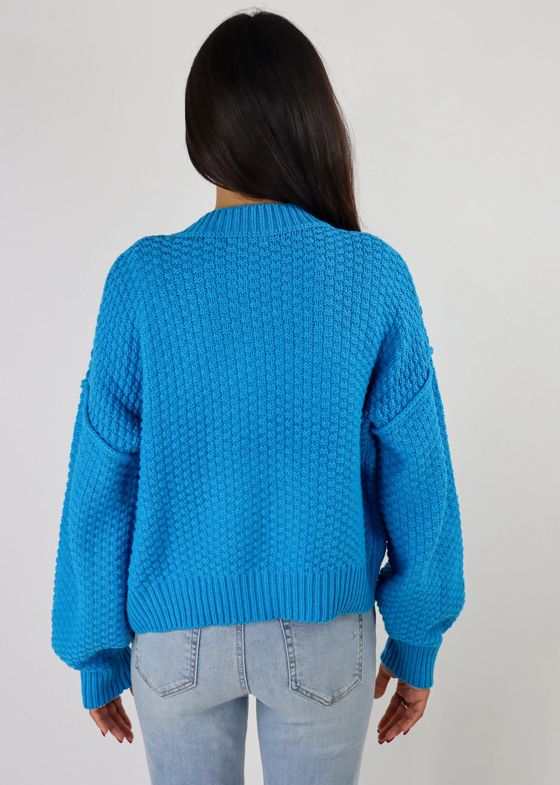 Fall Nights Cardigan ★ Neon Blue sold by Rock N Rags product image thumbnail 4
