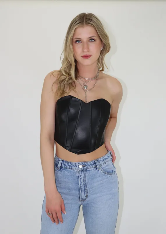 Dawns Corset Top ★ Black sold by Rock N Rags