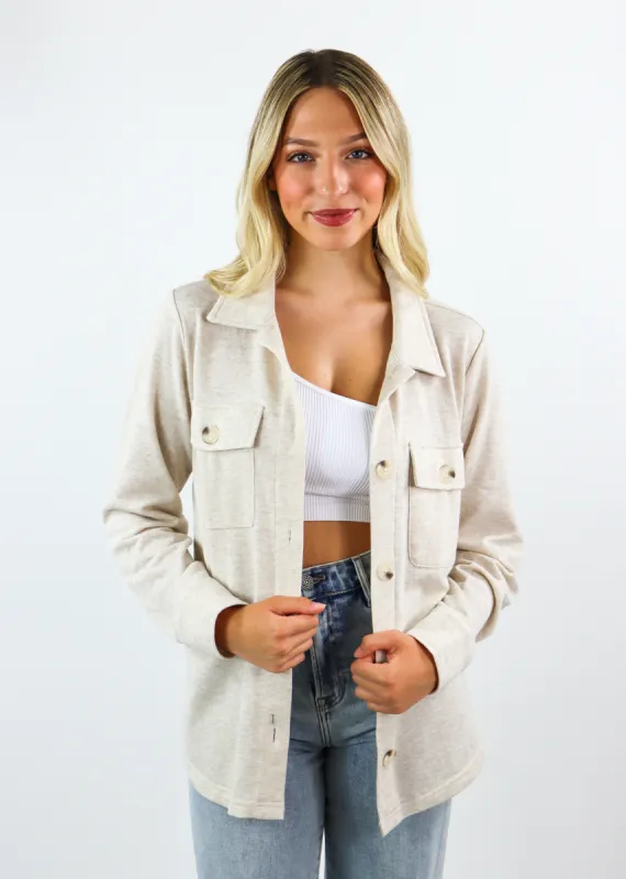 Cozy Sunday Jacket ★ Oatmeal sold by Rock N Rags