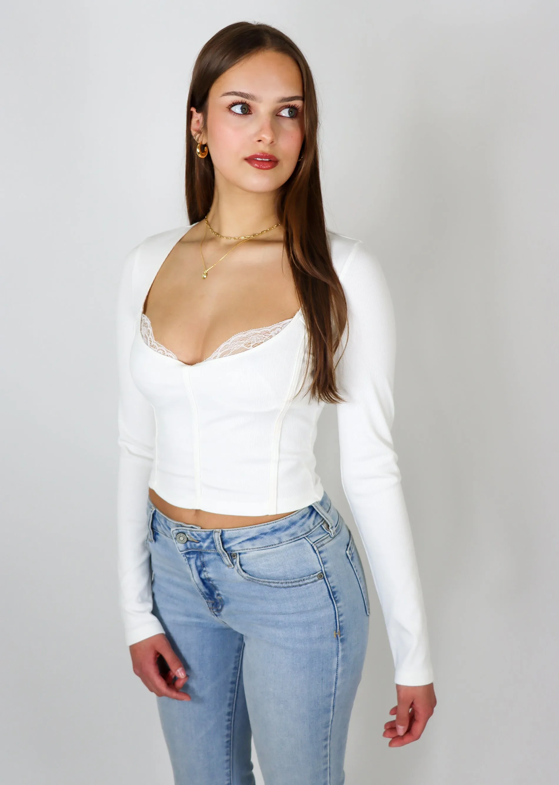 The Ride Long Sleeve Top ★ White sold by Rock N Rags product image thumbnail 3