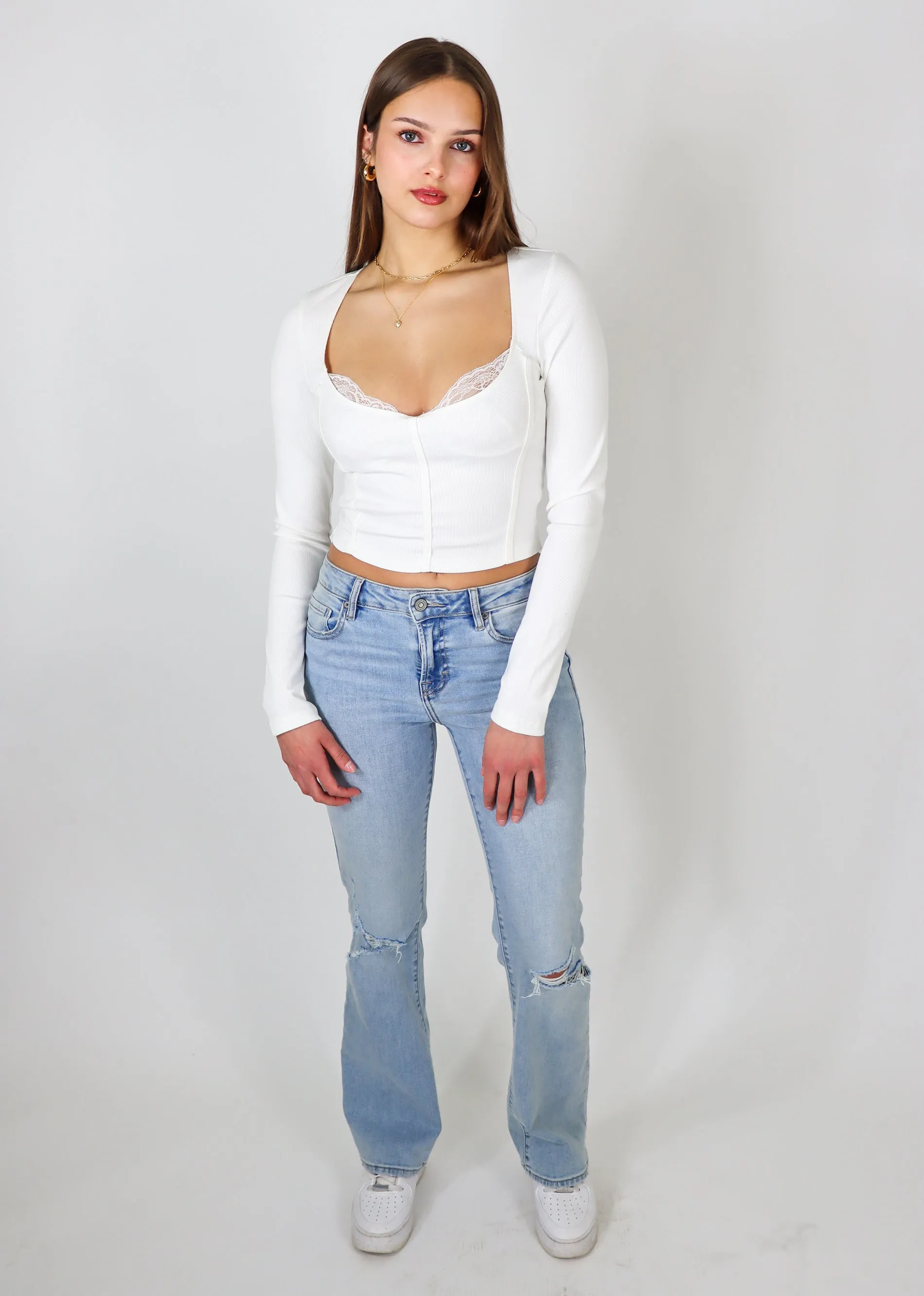 The Ride Long Sleeve Top ★ White sold by Rock N Rags product image thumbnail 2