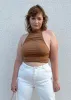Plastic Hearts Halter Top ★ Cocoa sold by Rock N Rags