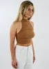 Plastic Hearts Halter Top ★ Cocoa sold by Rock N Rags
