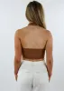 Plastic Hearts Halter Top ★ Cocoa sold by Rock N Rags