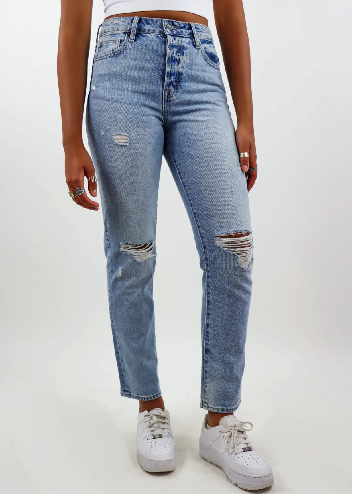 Good Old Days Straight Leg Jeans ★ Light Wash sold by Rock N Rags product image thumbnail 2