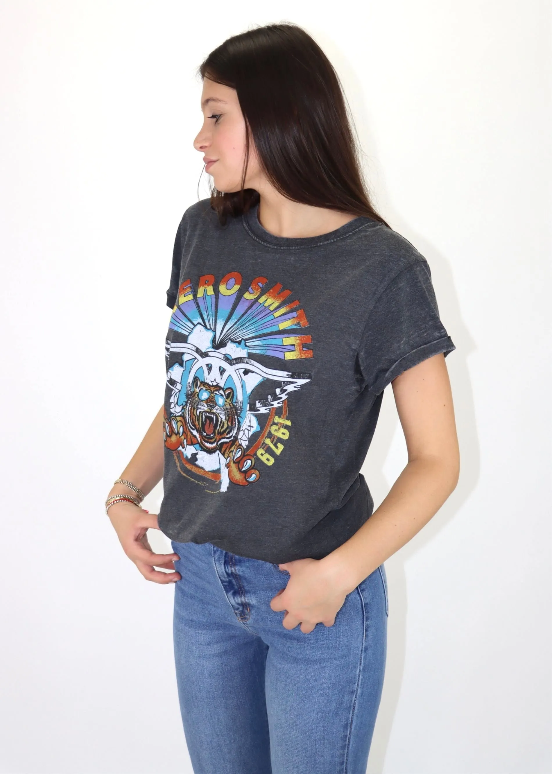 Aerosmith Graphic Tee ★ Grey sold by Rock N Rags product image thumbnail 2