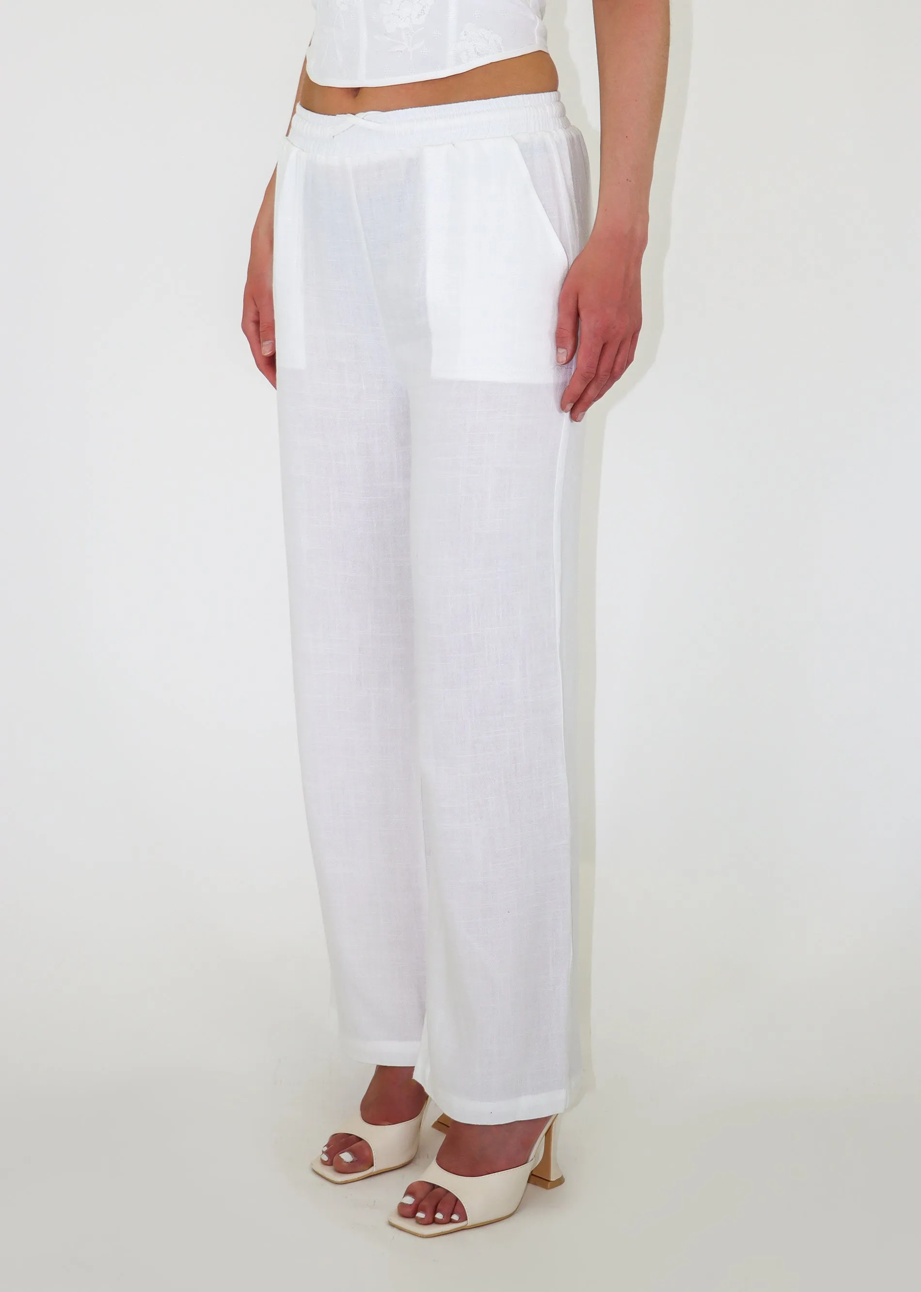 Sun Kissing Pants ★ White sold by Rock N Rags product image thumbnail 4