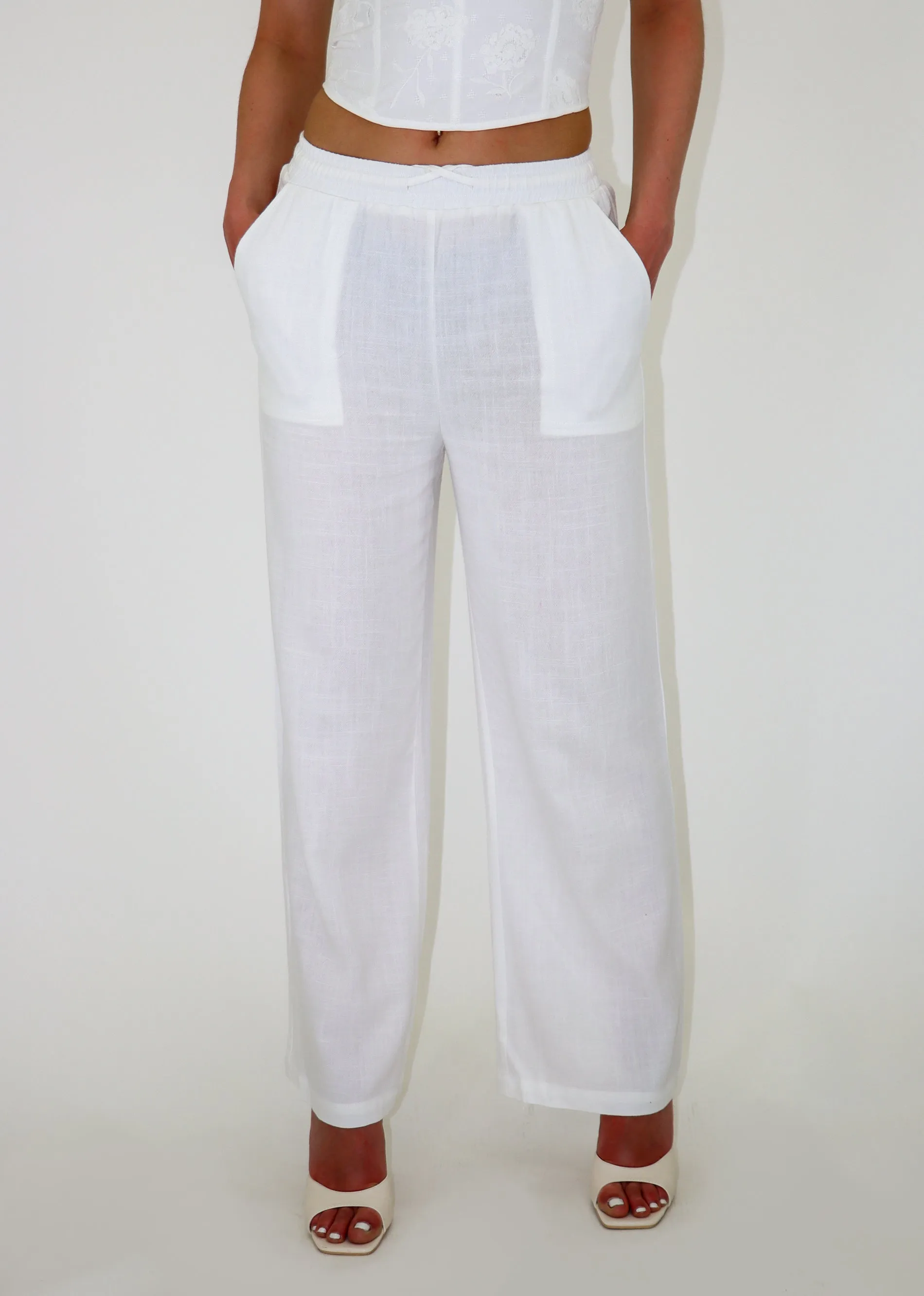Sun Kissing Pants ★ White sold by Rock N Rags product image thumbnail 3