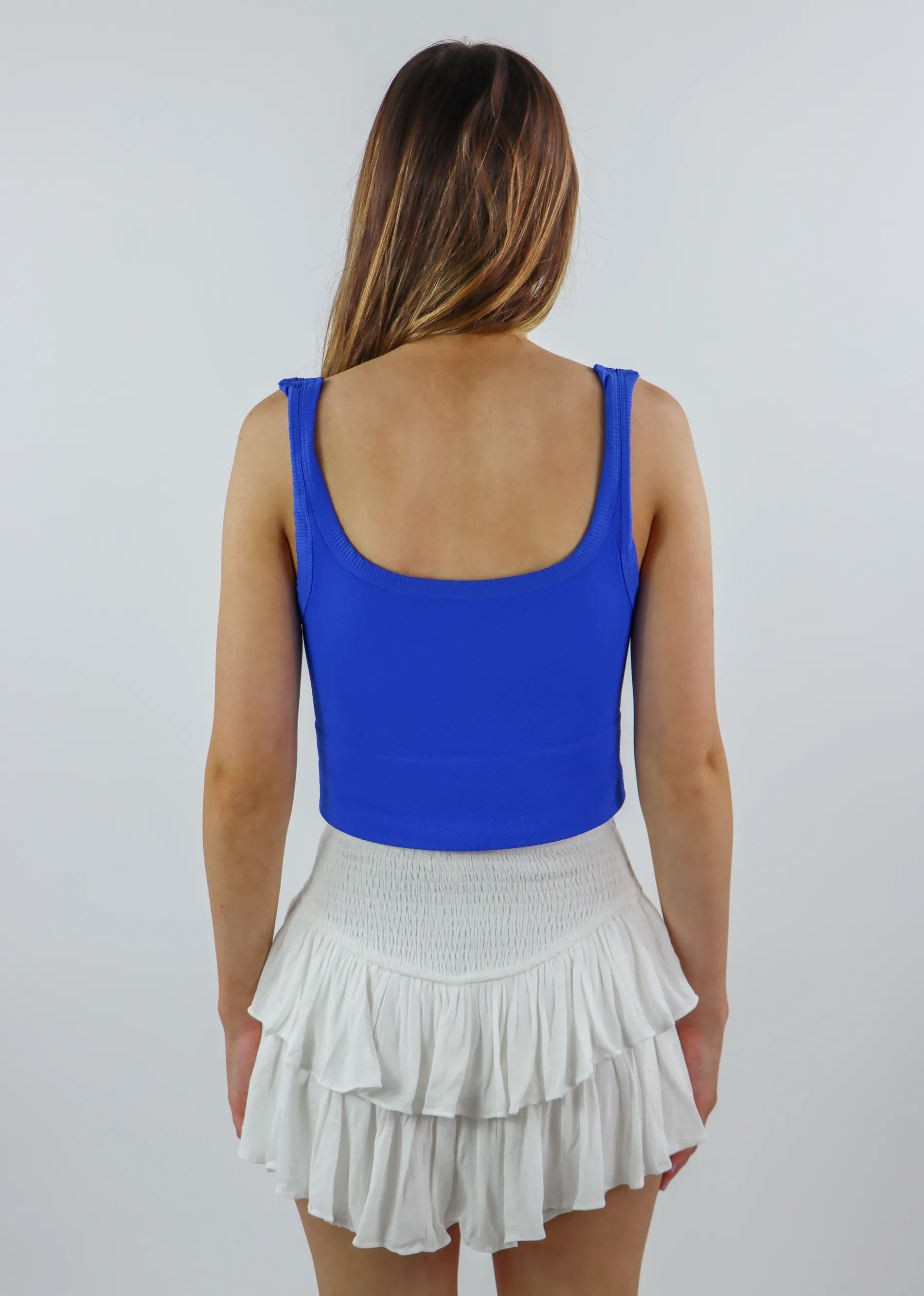 Spill The Tea Tank ★ Cobalt Blue sold by Rock N Rags product image thumbnail 4
