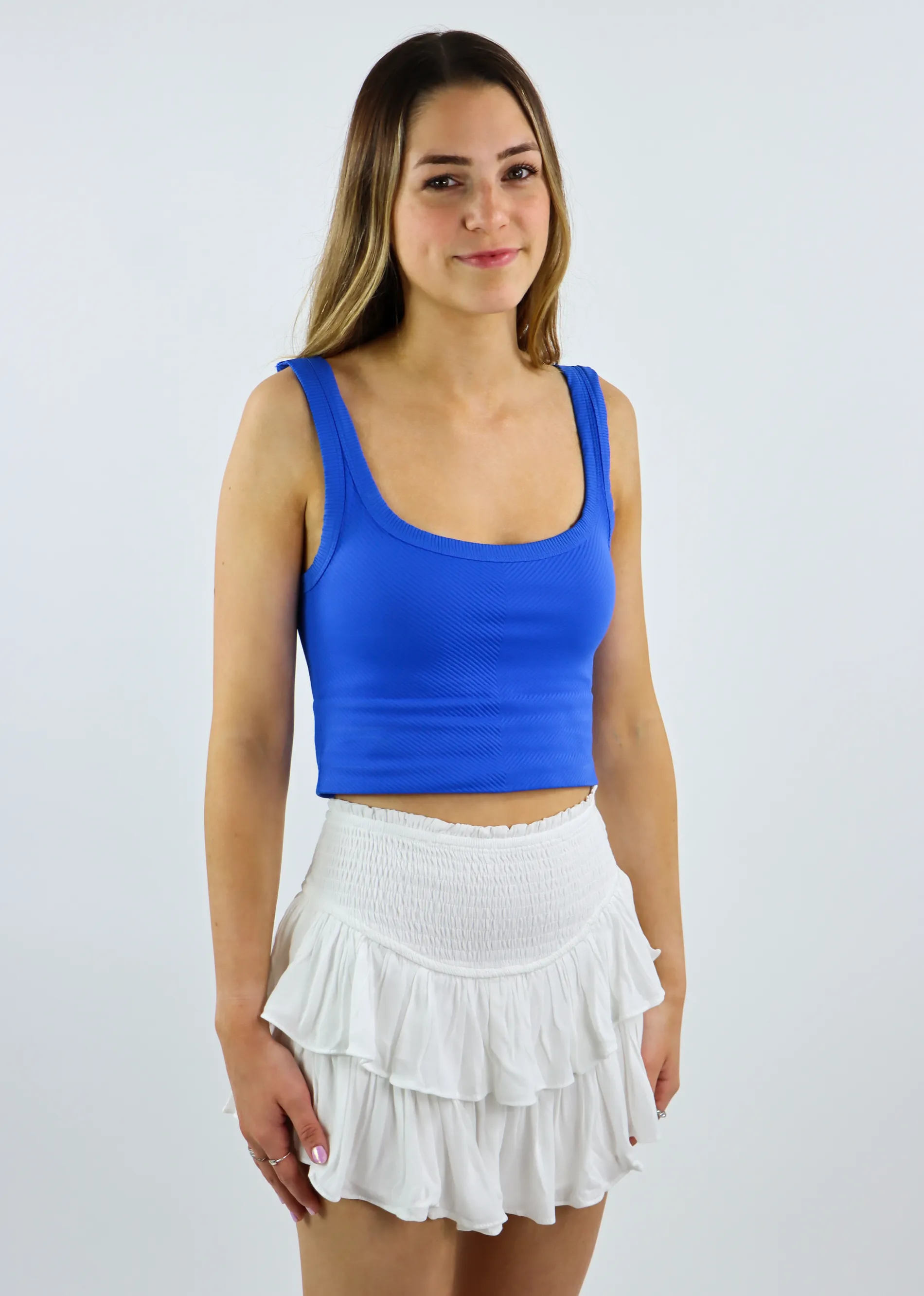 Spill The Tea Tank ★ Cobalt Blue sold by Rock N Rags product image thumbnail 3