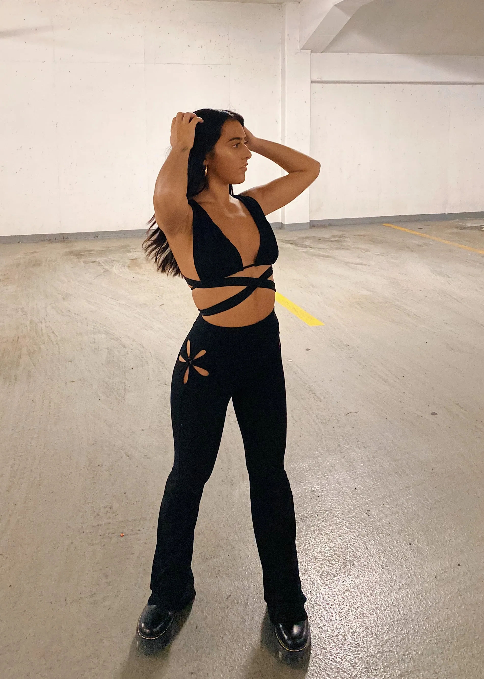 Burning Up Halter Top ★ Black sold by Rock N Rags product image thumbnail 5