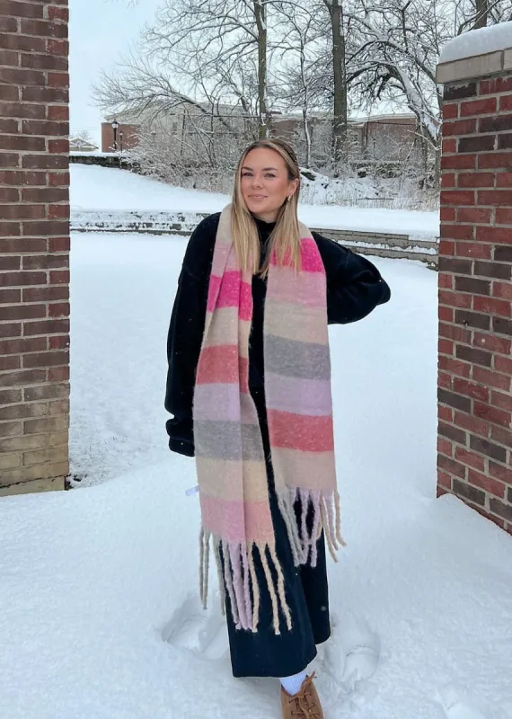 It Girl Scarf ★ Pastel Stripes sold by Rock N Rags