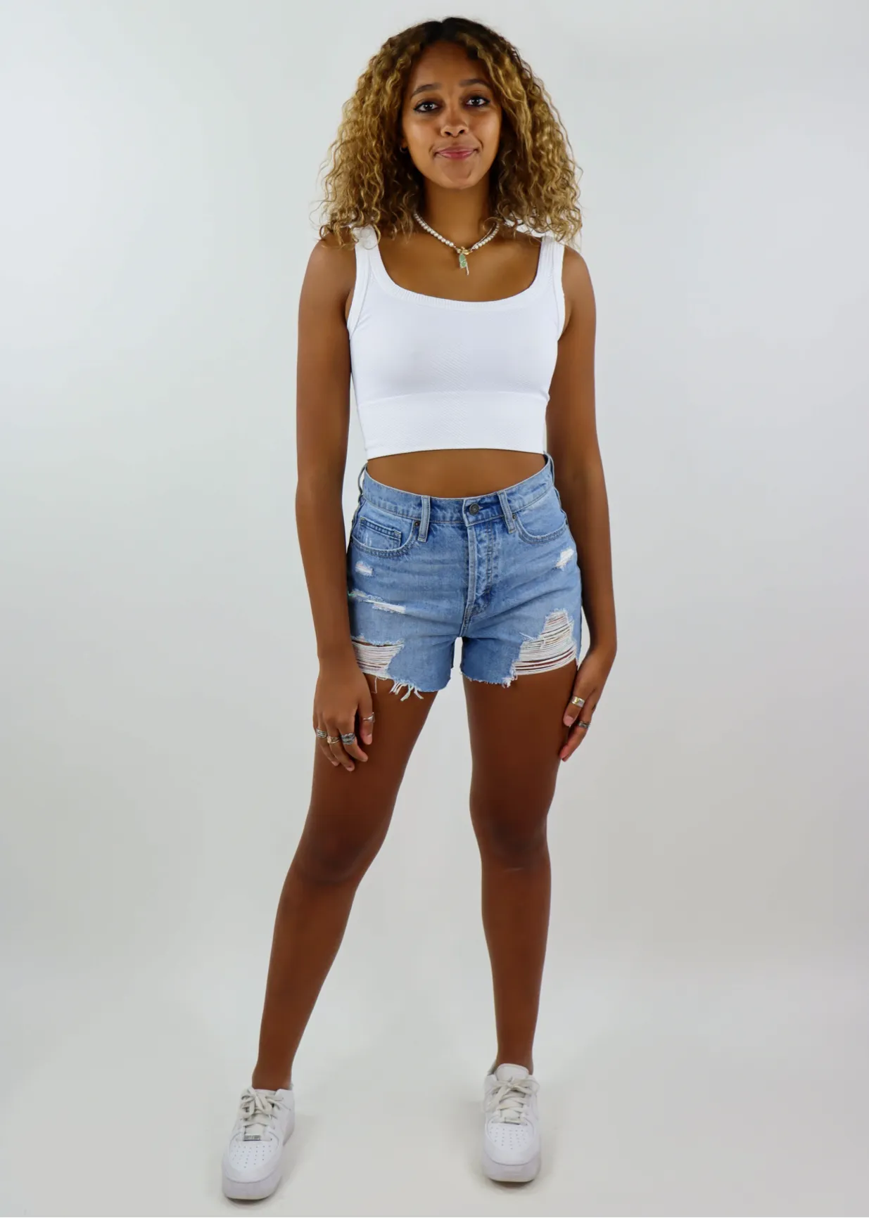 All I Want Jean Shorts ★ Medium Wash sold by Rock N Rags product image thumbnail 5
