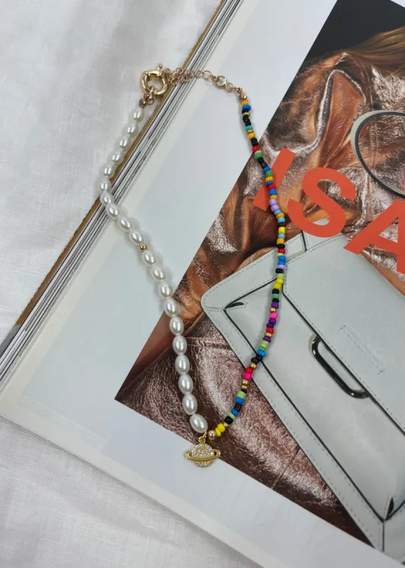 Out Of This World Necklace ★ Multicolor sold by Rock N Rags