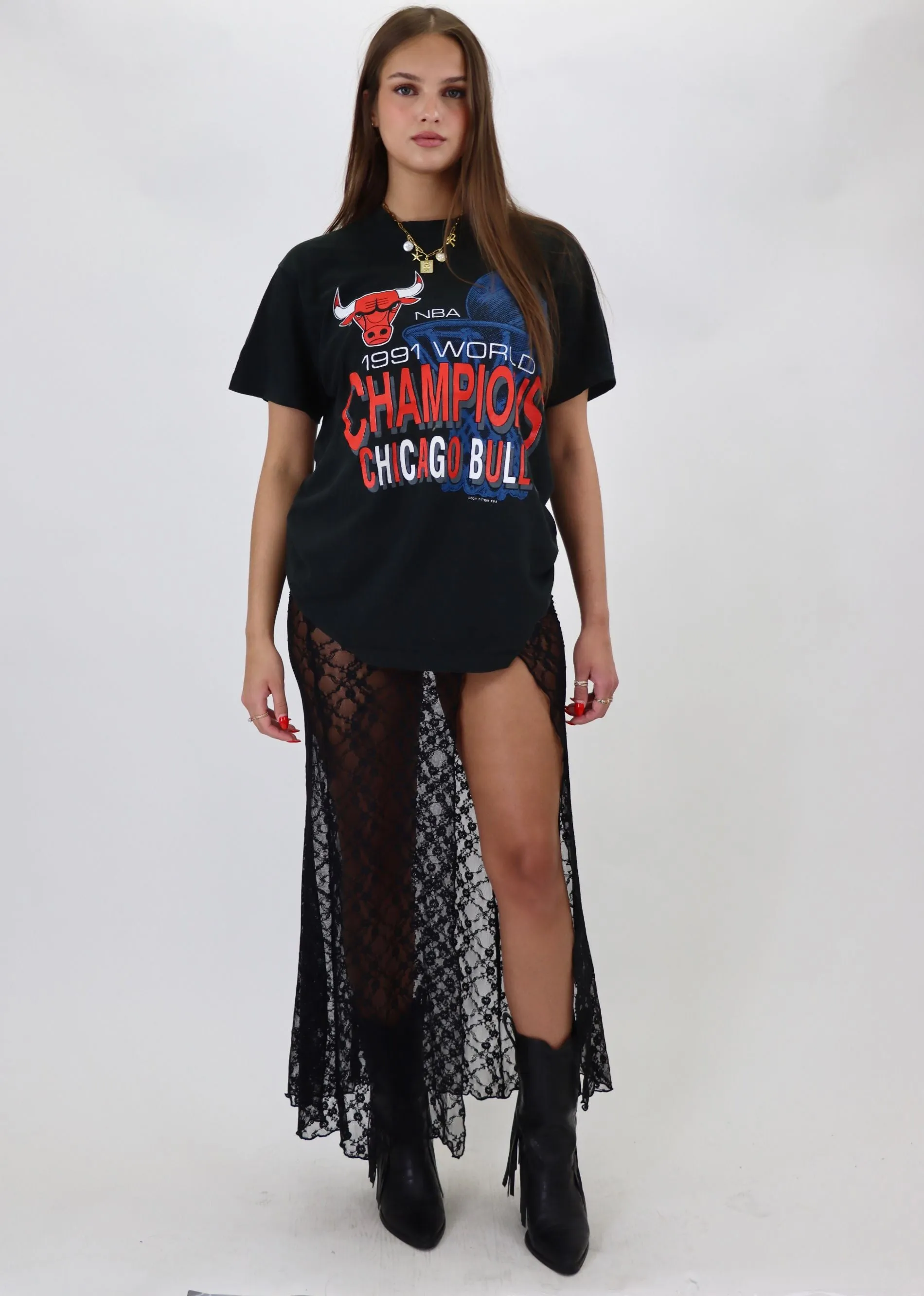 Miss Universe Lace Maxi Skirt ★ Black sold by Rock N Rags product image thumbnail 5