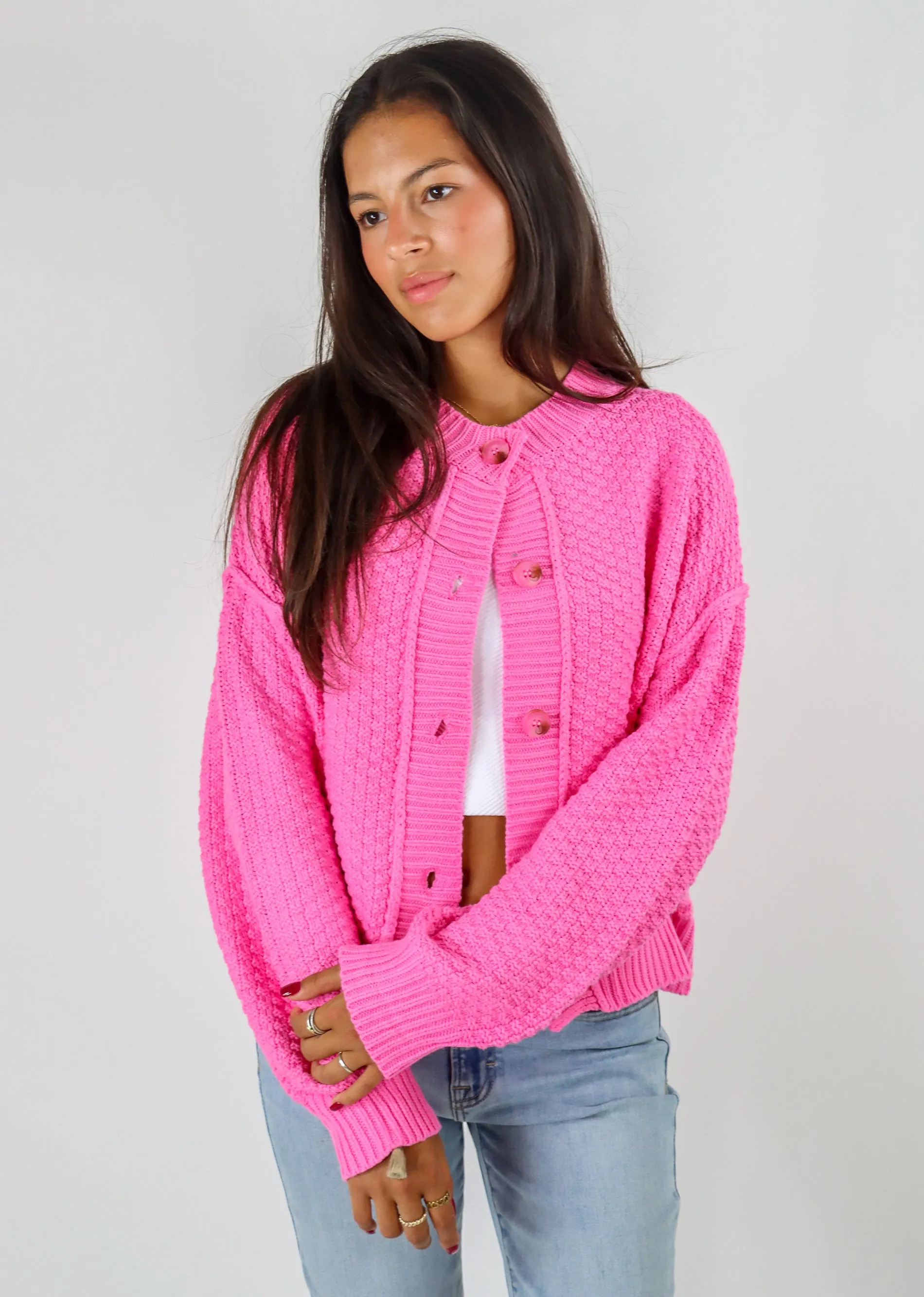 Fall Nights Cardigan ★ Bubblegum sold by Rock N Rags product image thumbnail 2