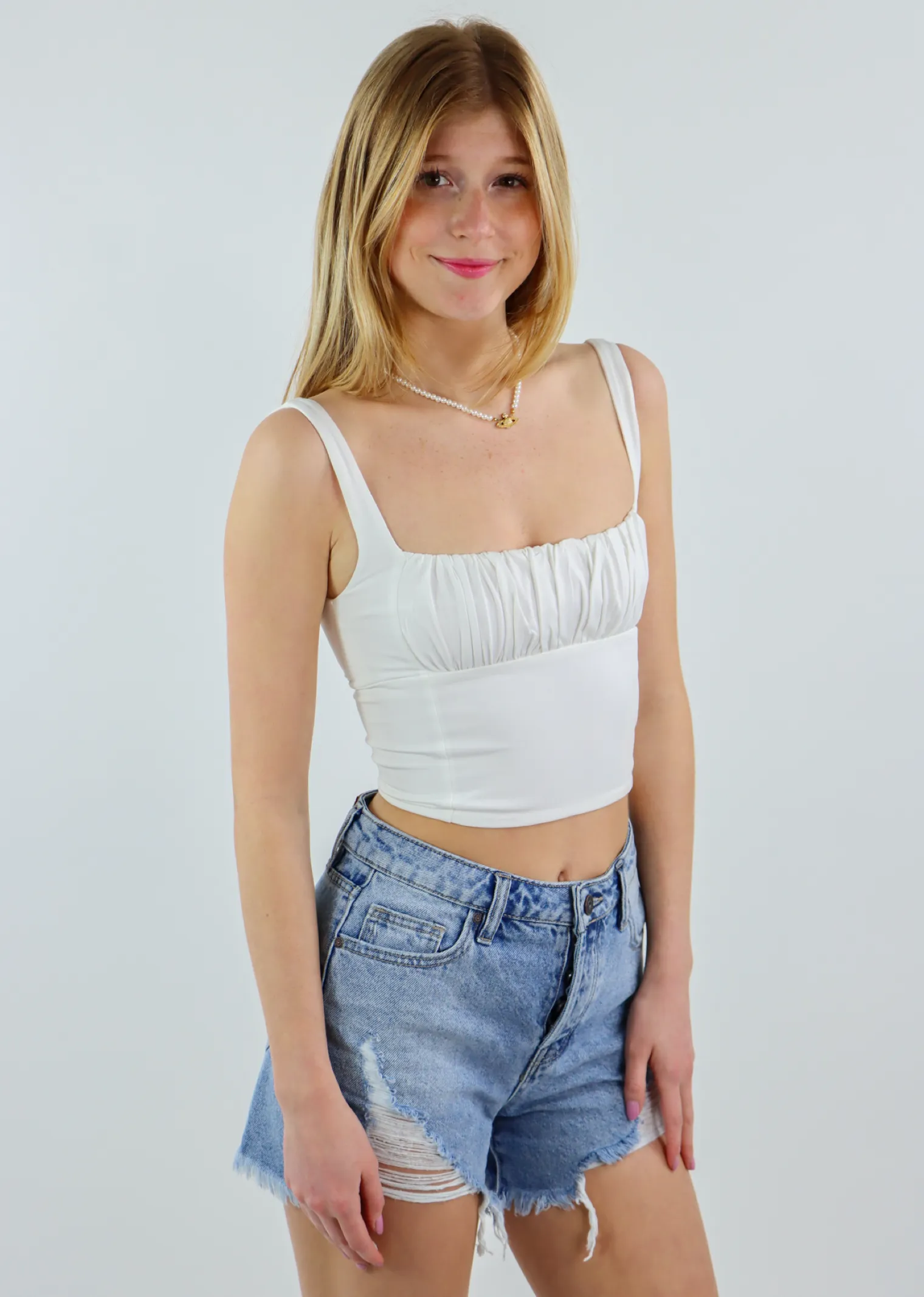Most Confident Tank ★ White sold by Rock N Rags product image thumbnail 3