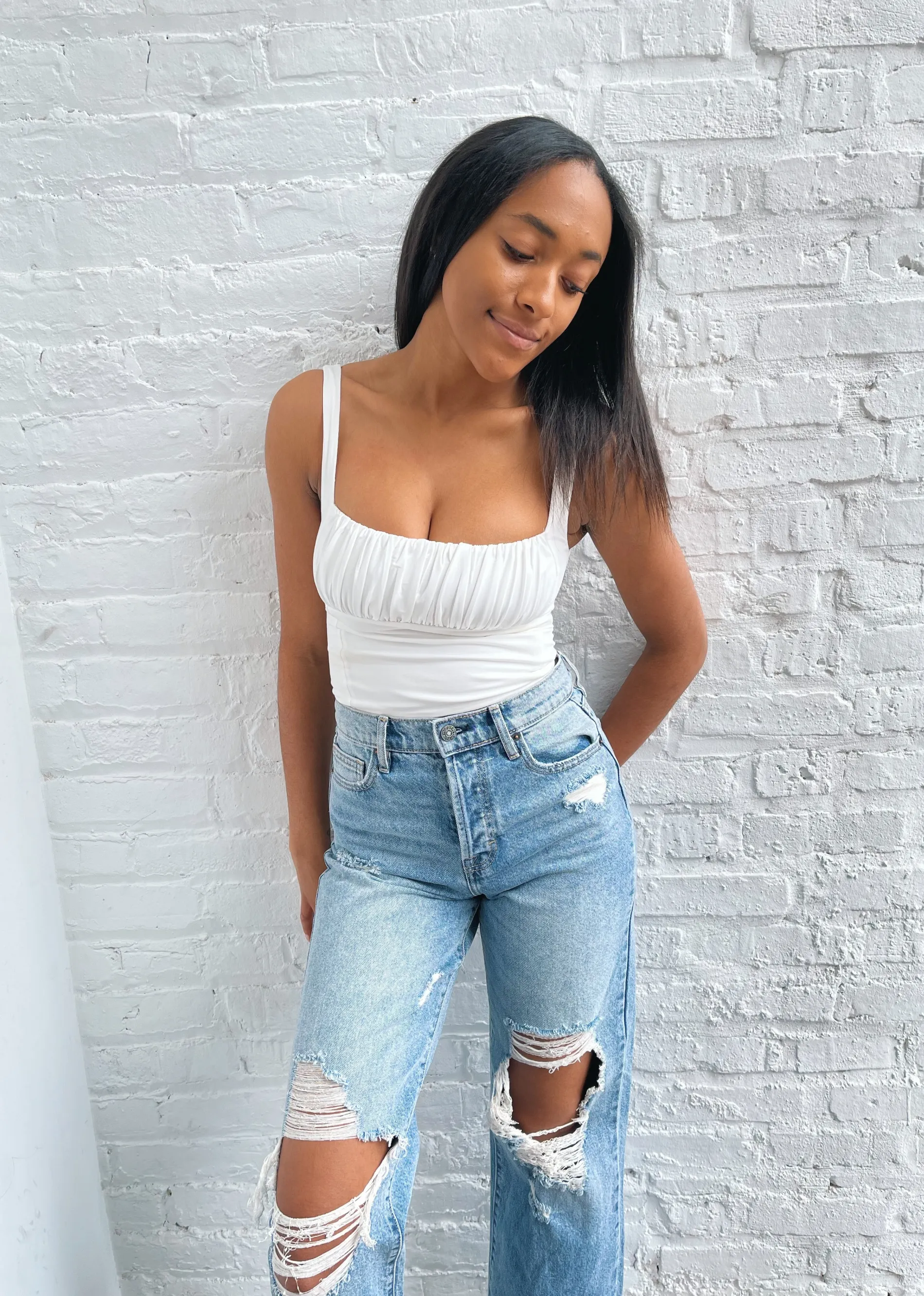 Most Confident Tank ★ White sold by Rock N Rags