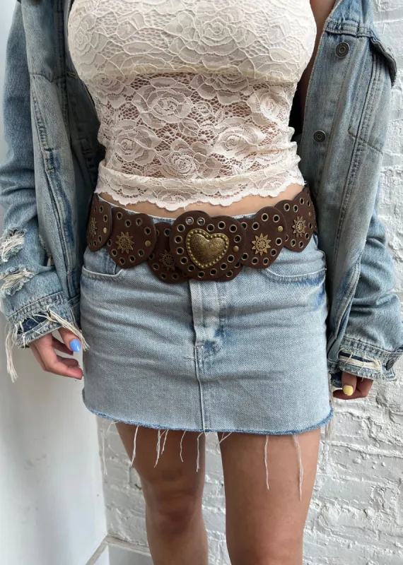 Heart Of The Woods Belt ★ Brown made by Rock N Rags