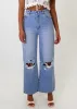 Rollas Check Out Wide Leg Jeans ★ Light Wash sold by Rock N Rags