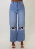 Rollas Check Out Wide Leg Jeans ★ Light Wash sold by Rock N Rags