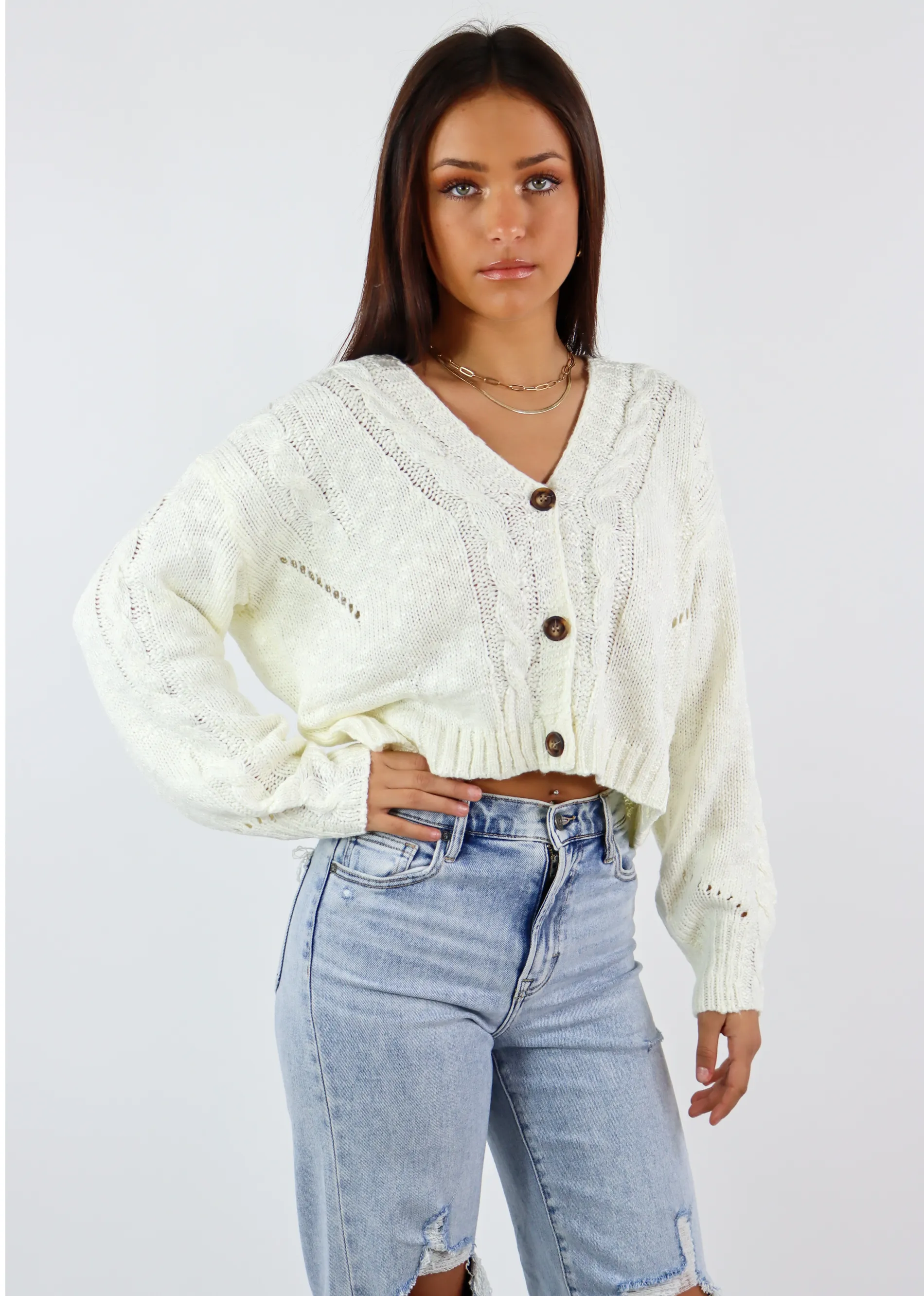 Nothing Changed Cardigan ★ Ivory sold by Rock N Rags product image thumbnail 2