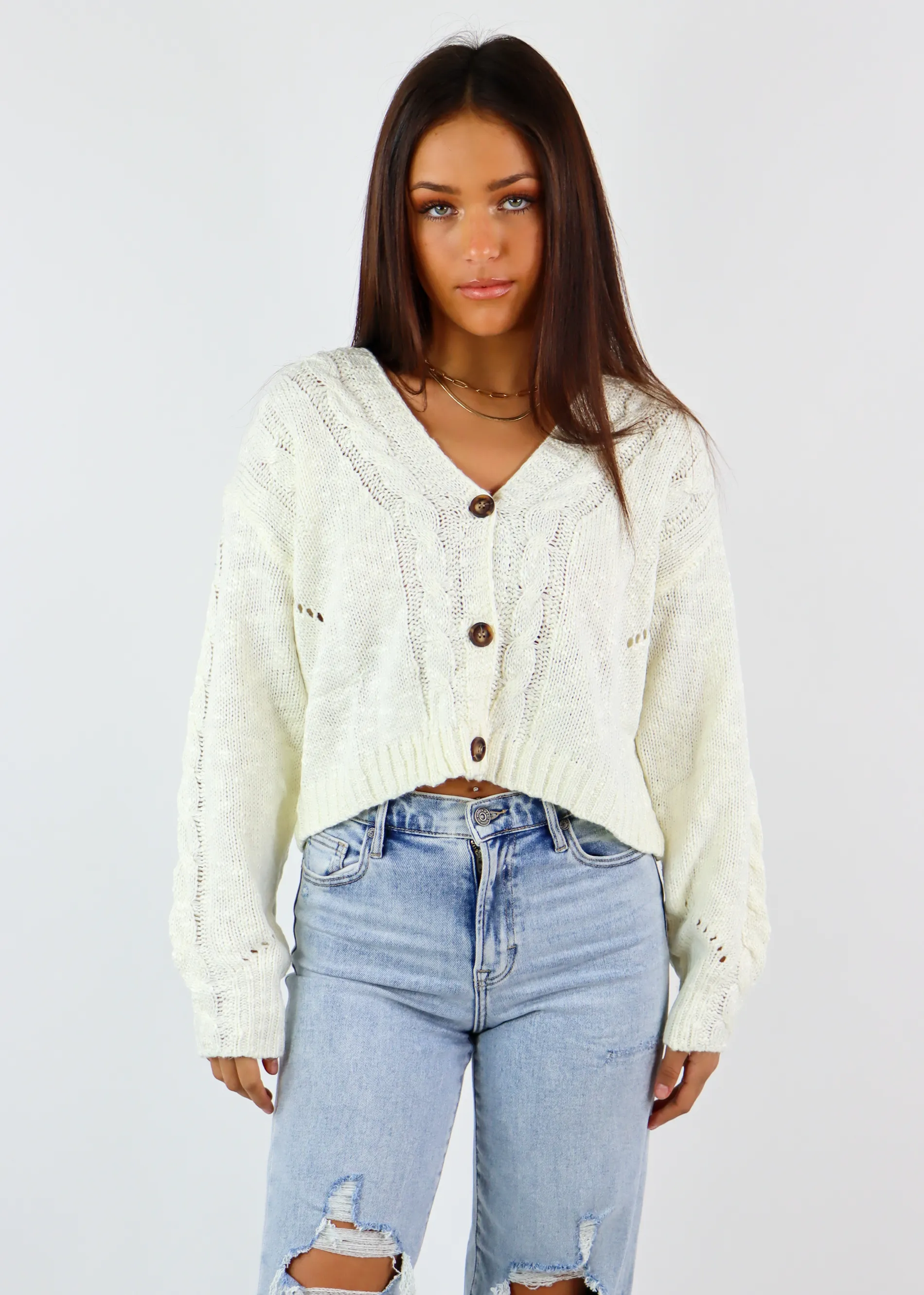 Nothing Changed Cardigan ★ Ivory sold by Rock N Rags