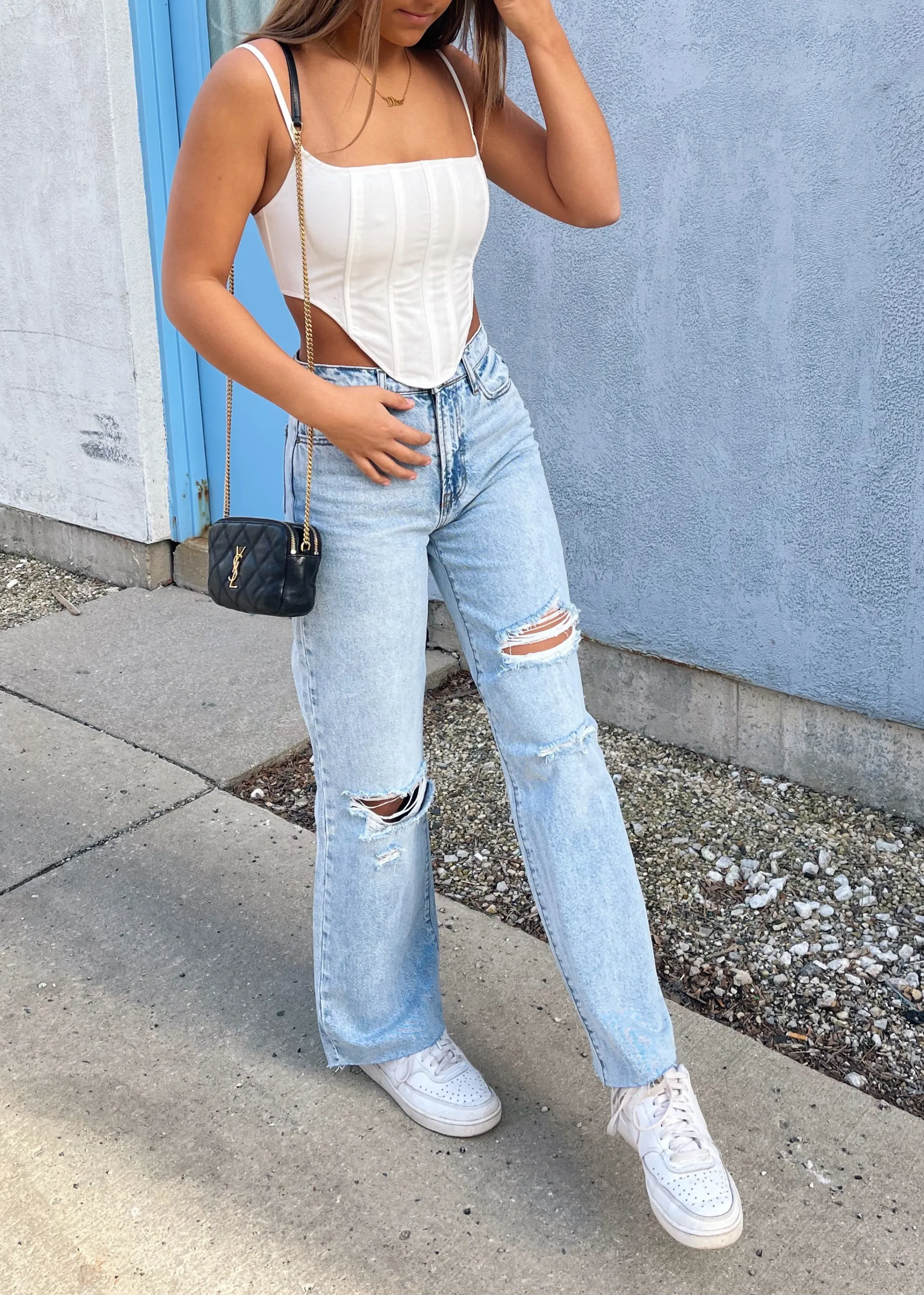 Ridin Solo Straight Leg Jeans ★ Light Wash sold by Rock N Rags