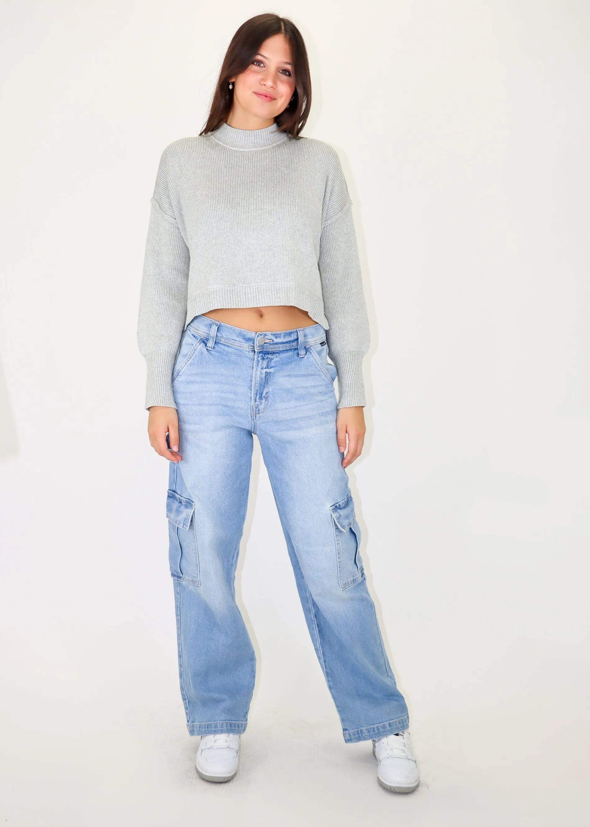 Energy Low Rise Cargo Jeans ★ Light Wash sold by Rock N Rags product image thumbnail 4