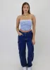 Saturn Tube Top ★ Blue Floral sold by Rock N Rags